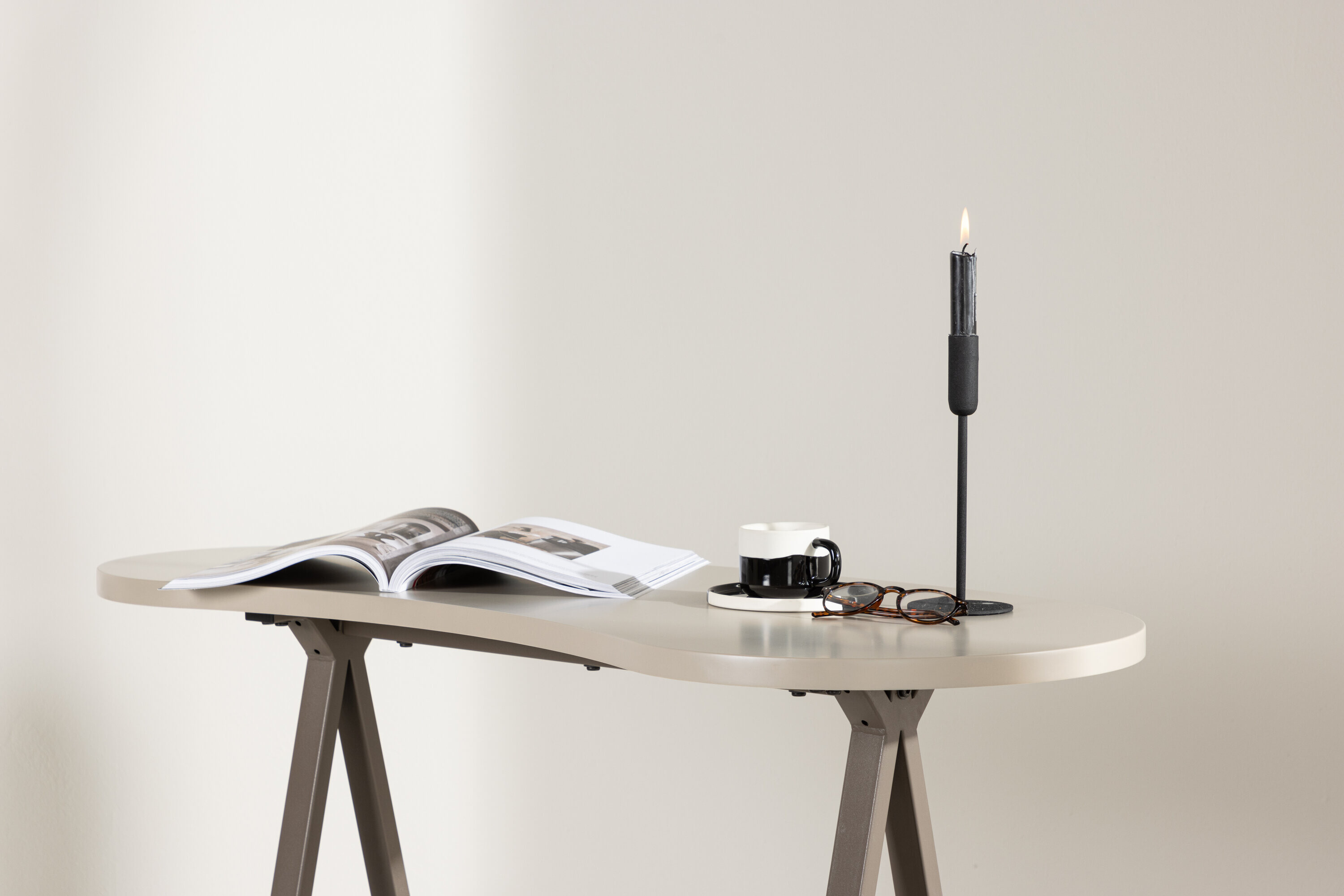 Nohr Organisch Bureau 'Lyndie' 115 x 50cm, kleur Beige