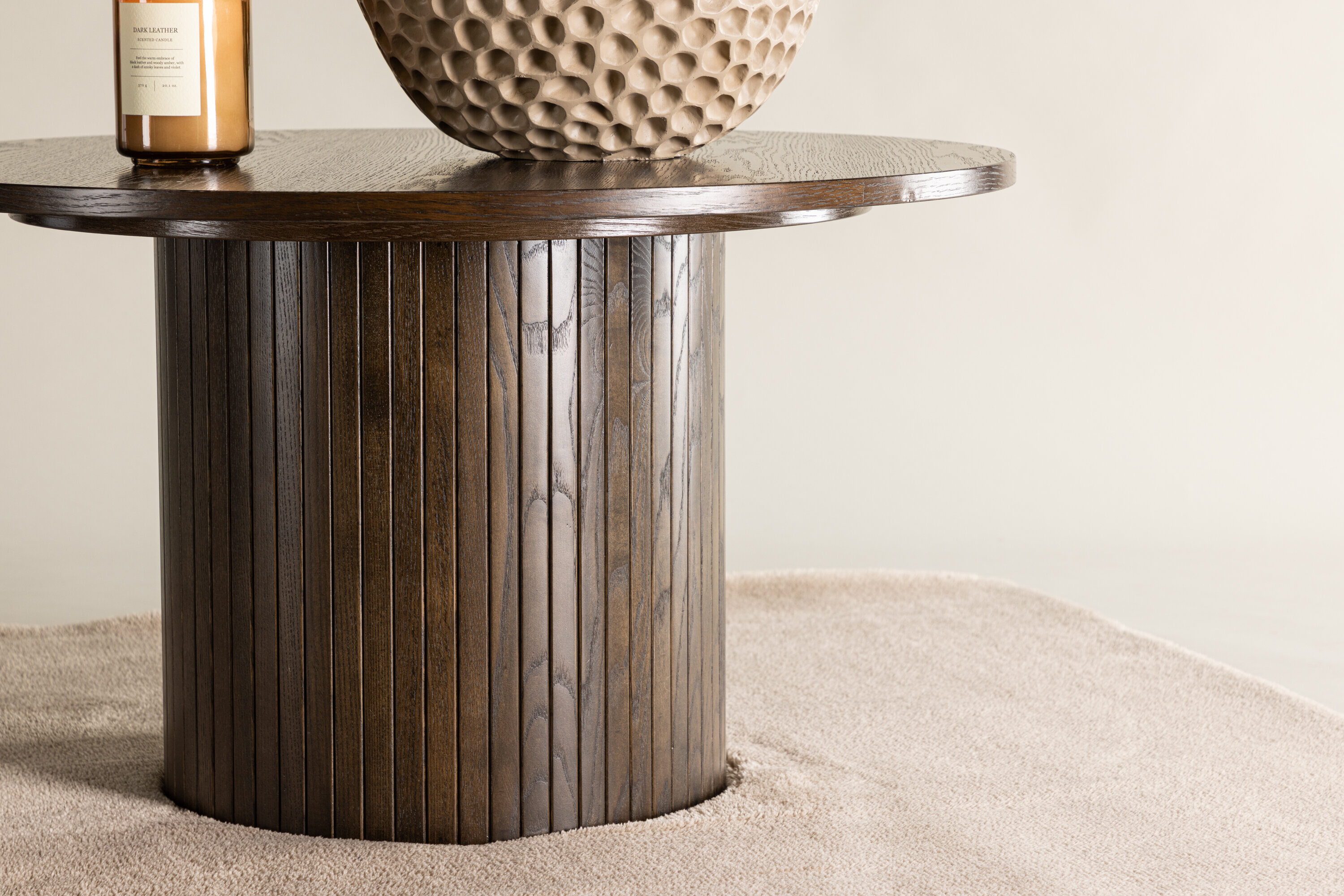 Nohr Ronde Salontafel 'Fionna' 80cm, kleur Mokka