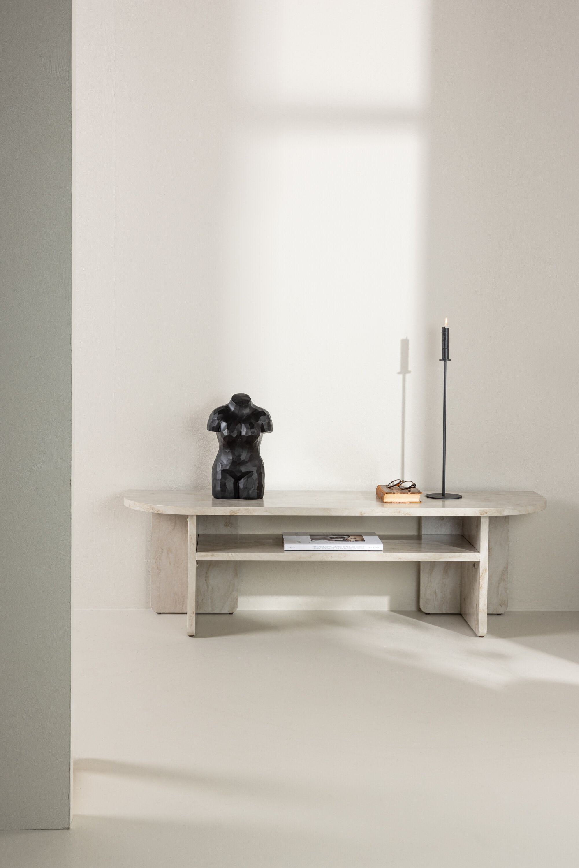 Nohr TV-meubel 'Jenelle' MDF Marmerlook, 140cm