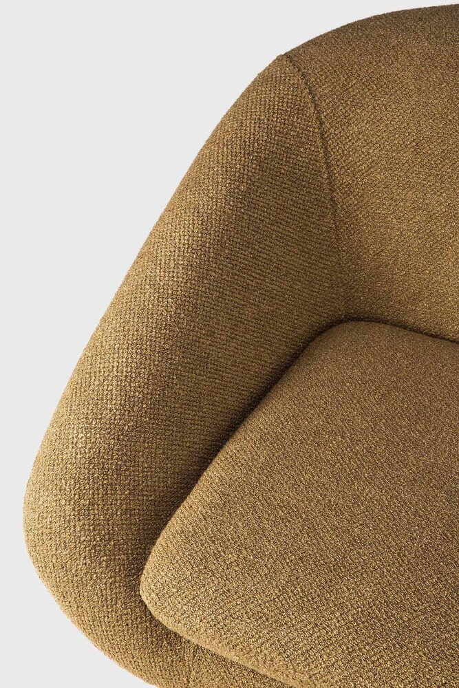 Ethnicraft Fauteuil 'Barrow' Structuurstof, kleur Ginger