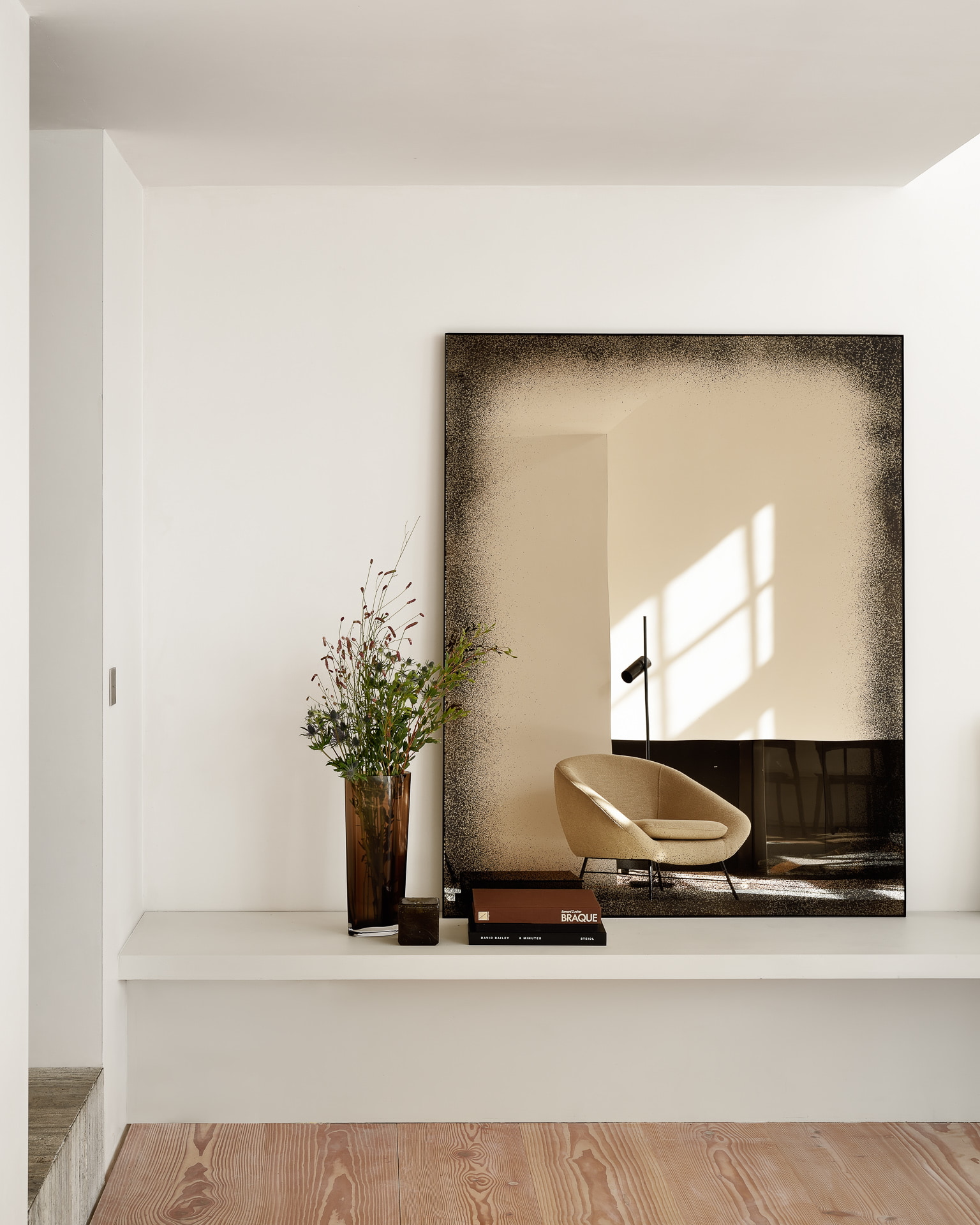 Ethnicraft Spiegel 'Aged' 153 x 122cm, kleur Brons