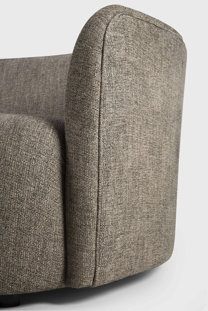 Ethnicraft 3-zits Bank 'Ellipse' Geweven stof, kleur Ash