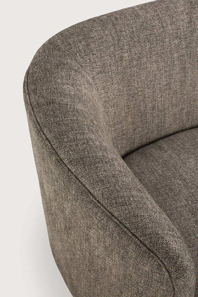 Ethnicraft 3-zits Bank 'Ellipse' Geweven stof, kleur Ash