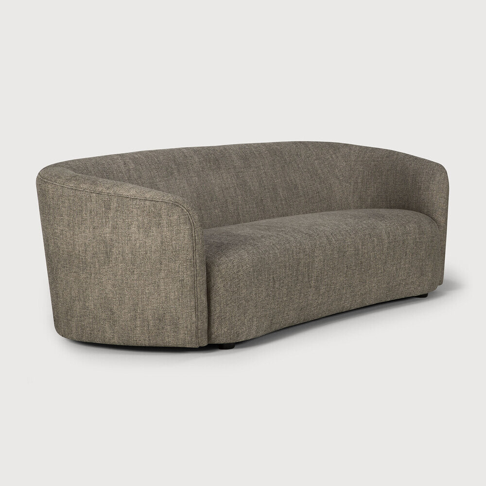Ethnicraft 3-zits Bank 'Ellipse' Geweven stof, kleur Ash