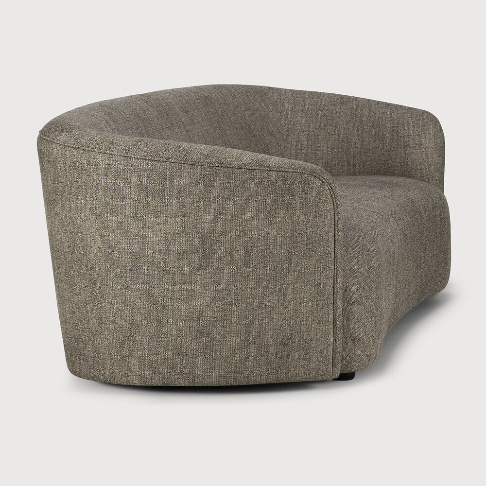Ethnicraft 3-zits Bank 'Ellipse' Geweven stof, kleur Ash