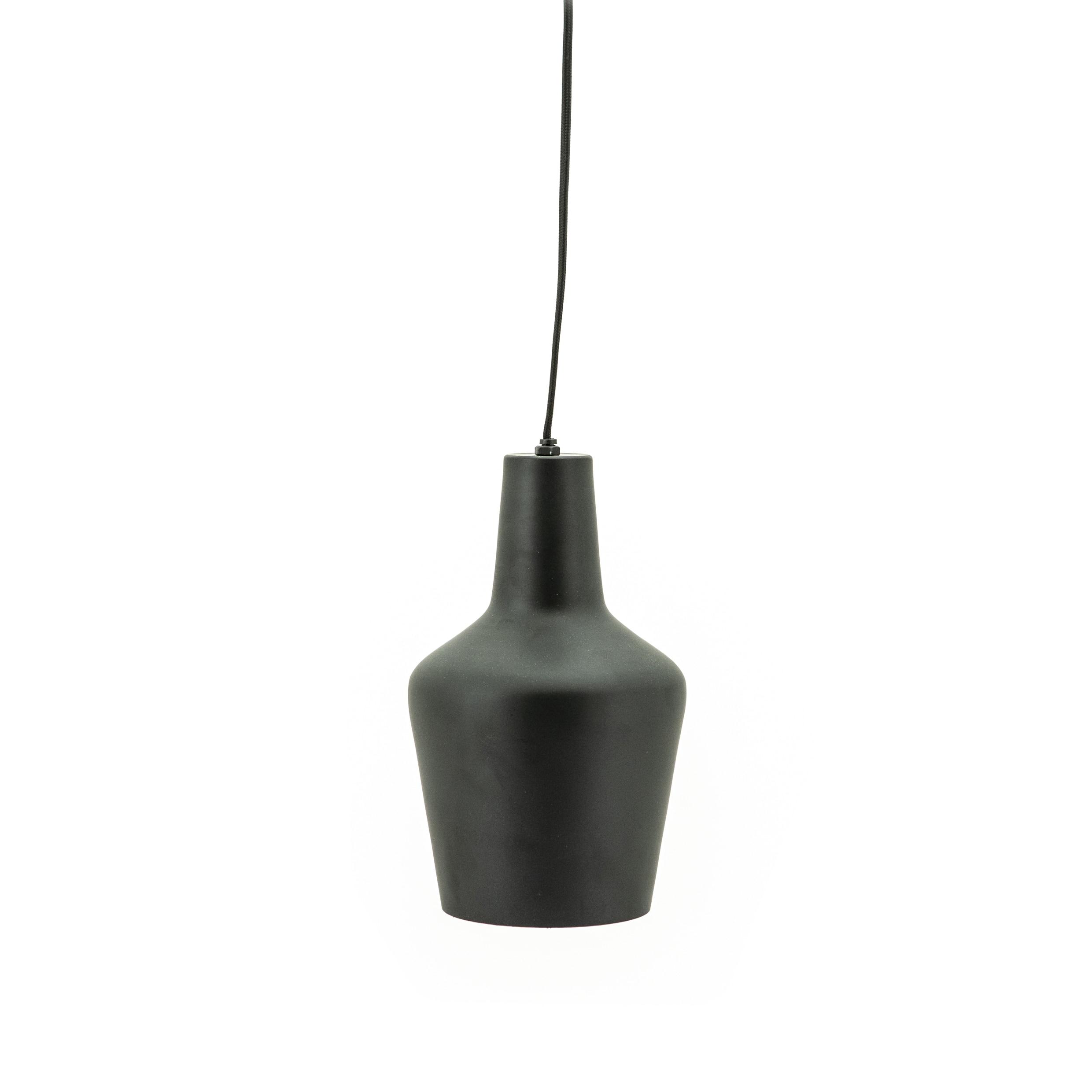 By-Boo Hanglamp 'Wattson' �17cm, kleur Zwart