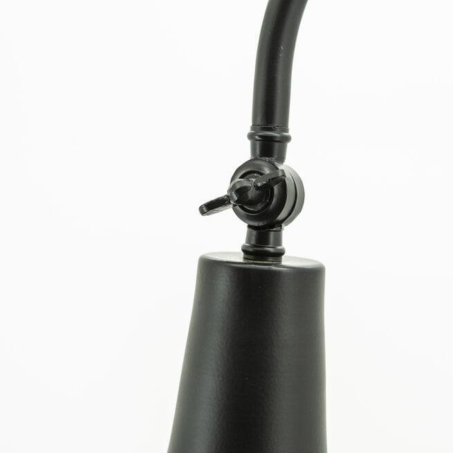 By-Boo Vloerlamp 'Zuko' 158cm hoog, kleur Zwart