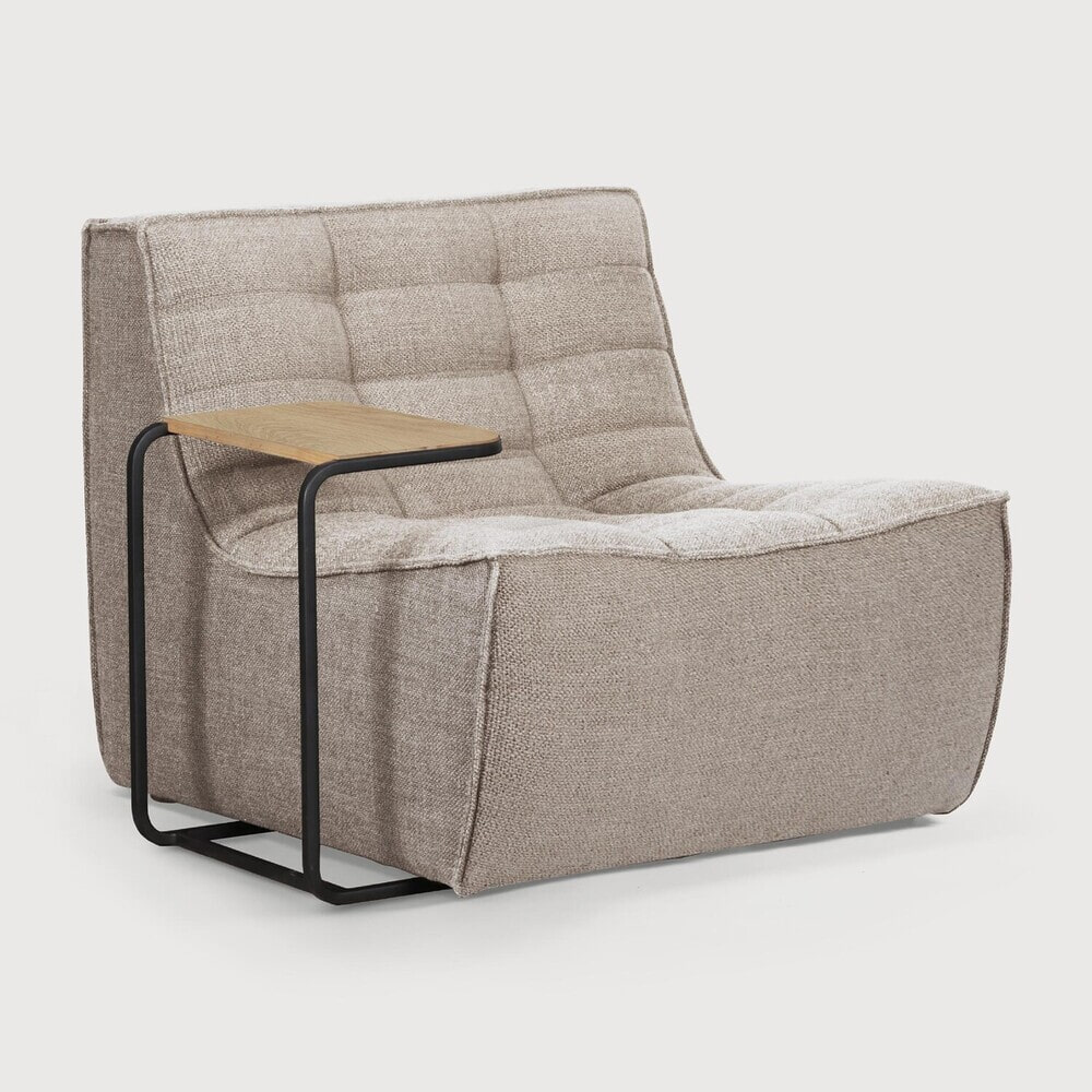 Ethnicraft Modulaire Bank 'N701' 1-zits, kleur Beige