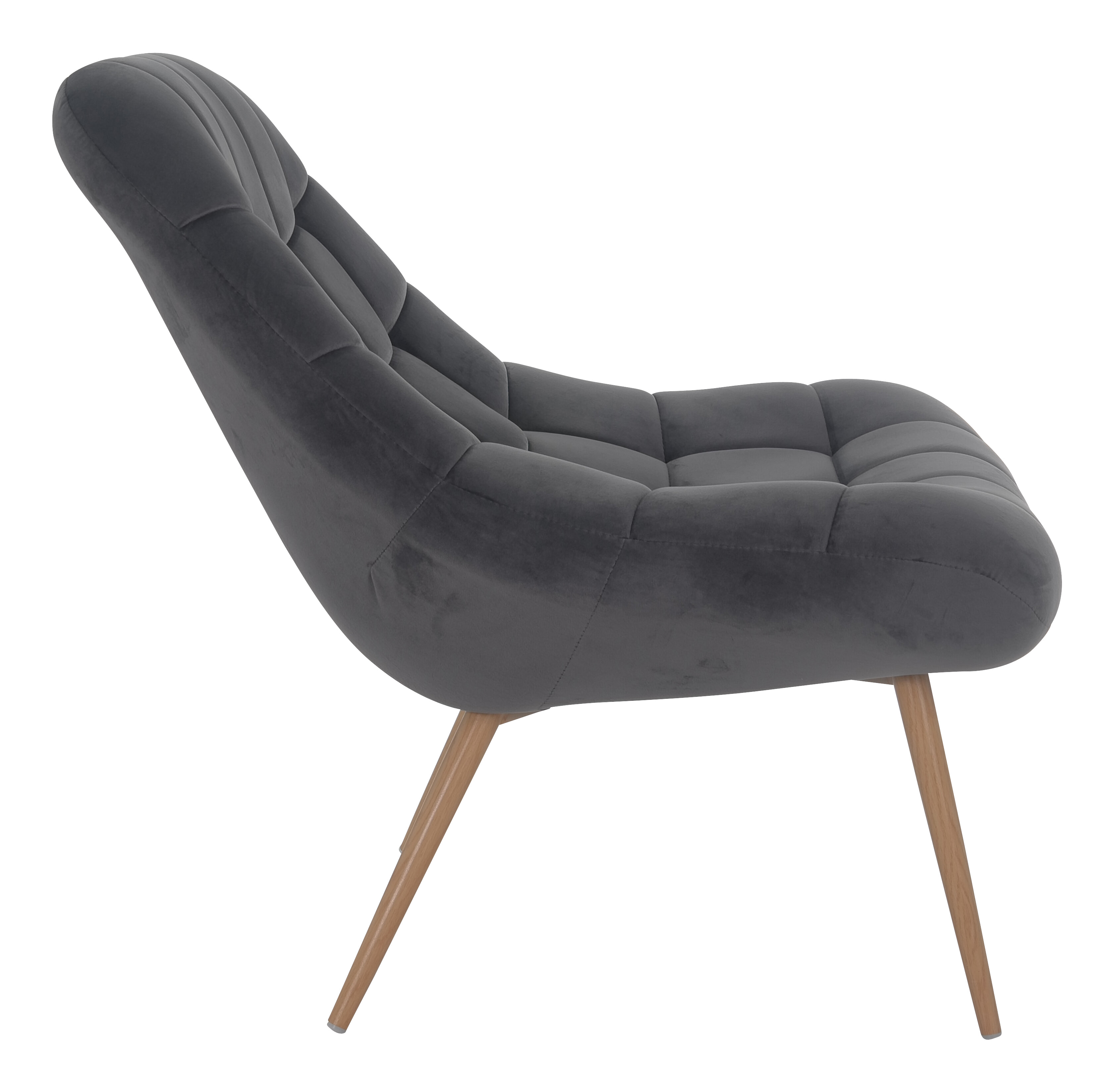 Artistiq Fauteuil 'Jurre' Velvet, kleur Grijs
