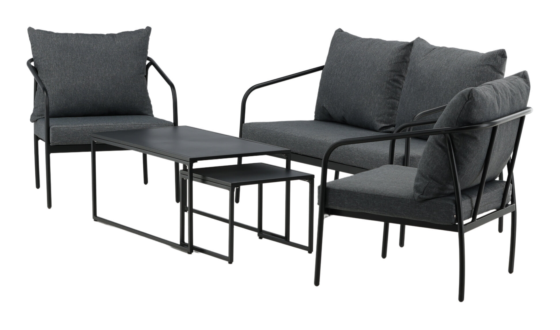 Nohr Loungeset 'Rebeccah' Met bank, 2 loungestoelen en 2 tafels