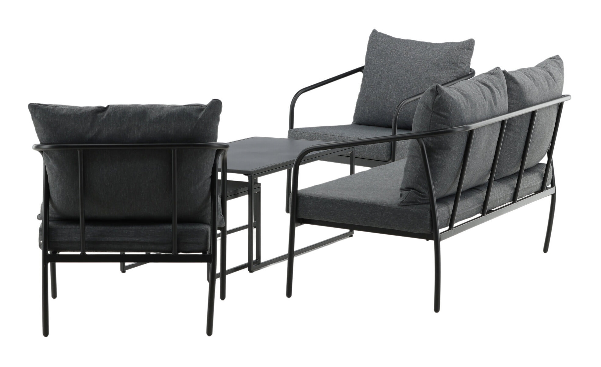 Nohr Loungeset 'Rebeccah' Met bank, 2 loungestoelen en 2 tafels
