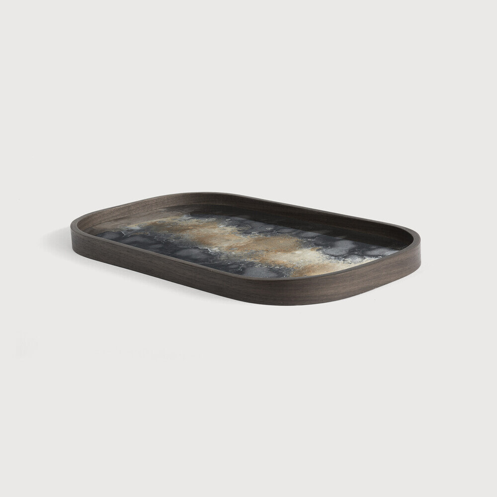 Ethnicraft Dienblad 'Organic' 42 x 24cm, kleur Zwart
