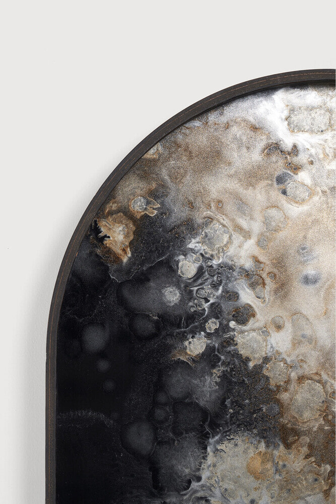 Ethnicraft Ovaal Dienblad 'Organic' 71 x 36cm, kleur Zwart