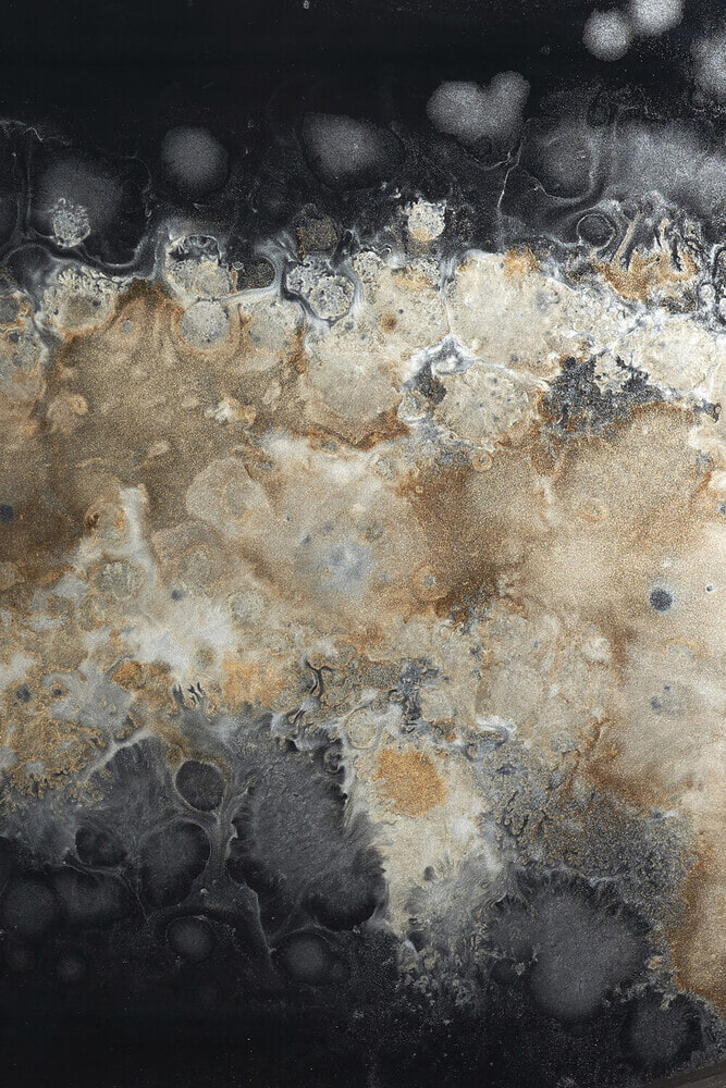 Ethnicraft Ovaal Dienblad 'Organic' 71 x 36cm, kleur Zwart