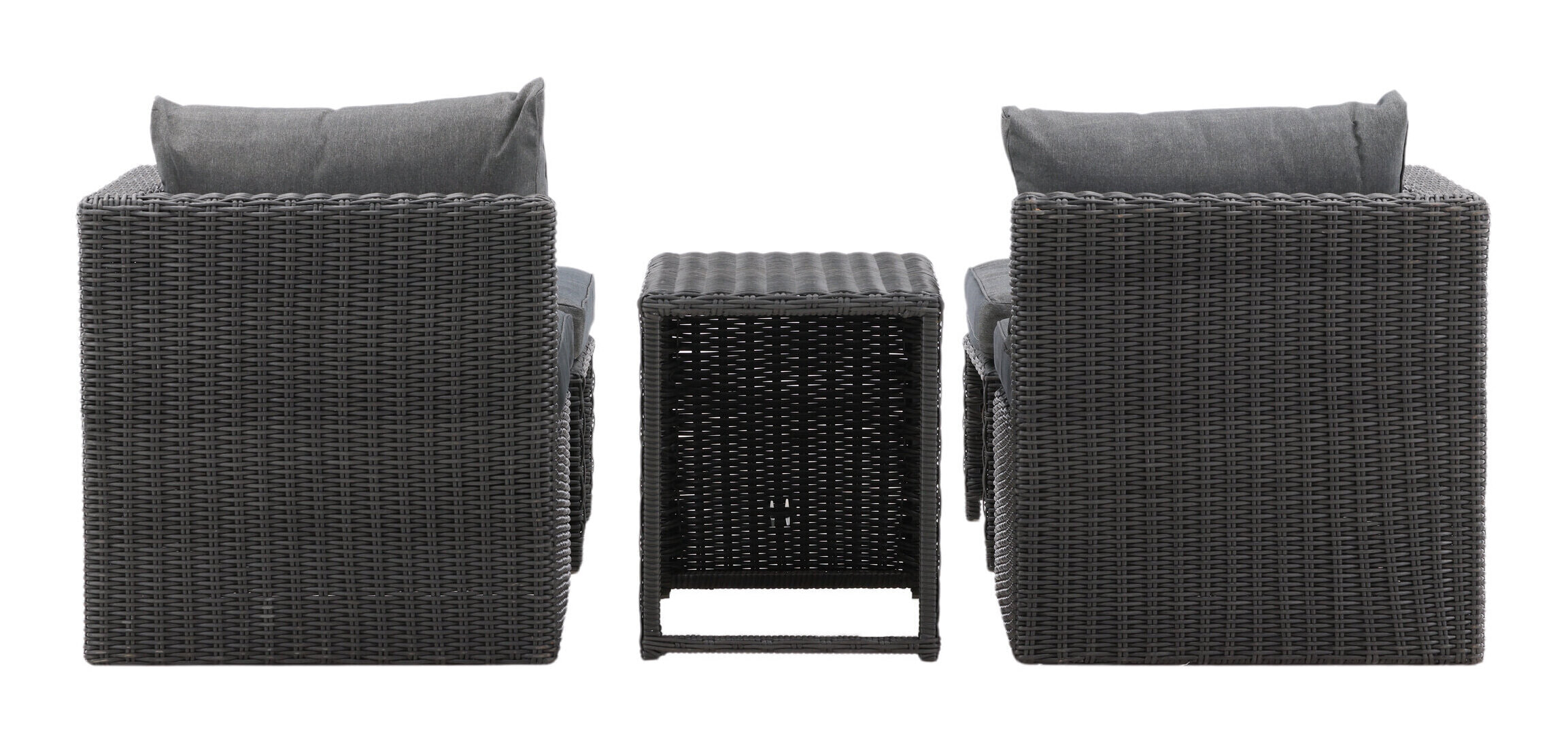 Nohr Loungeset 'Valari' 2 loungestoelen, hockers en tafel