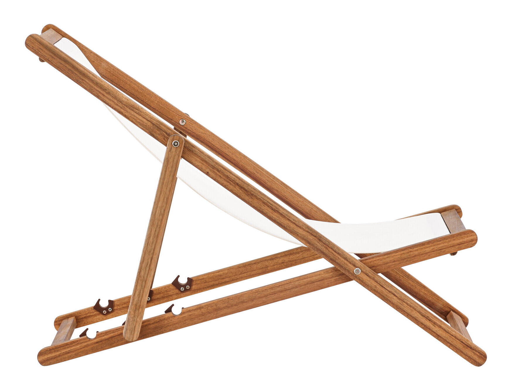 Nohr Loungestoel 'Trevis' Acaciahout, kleur Beige