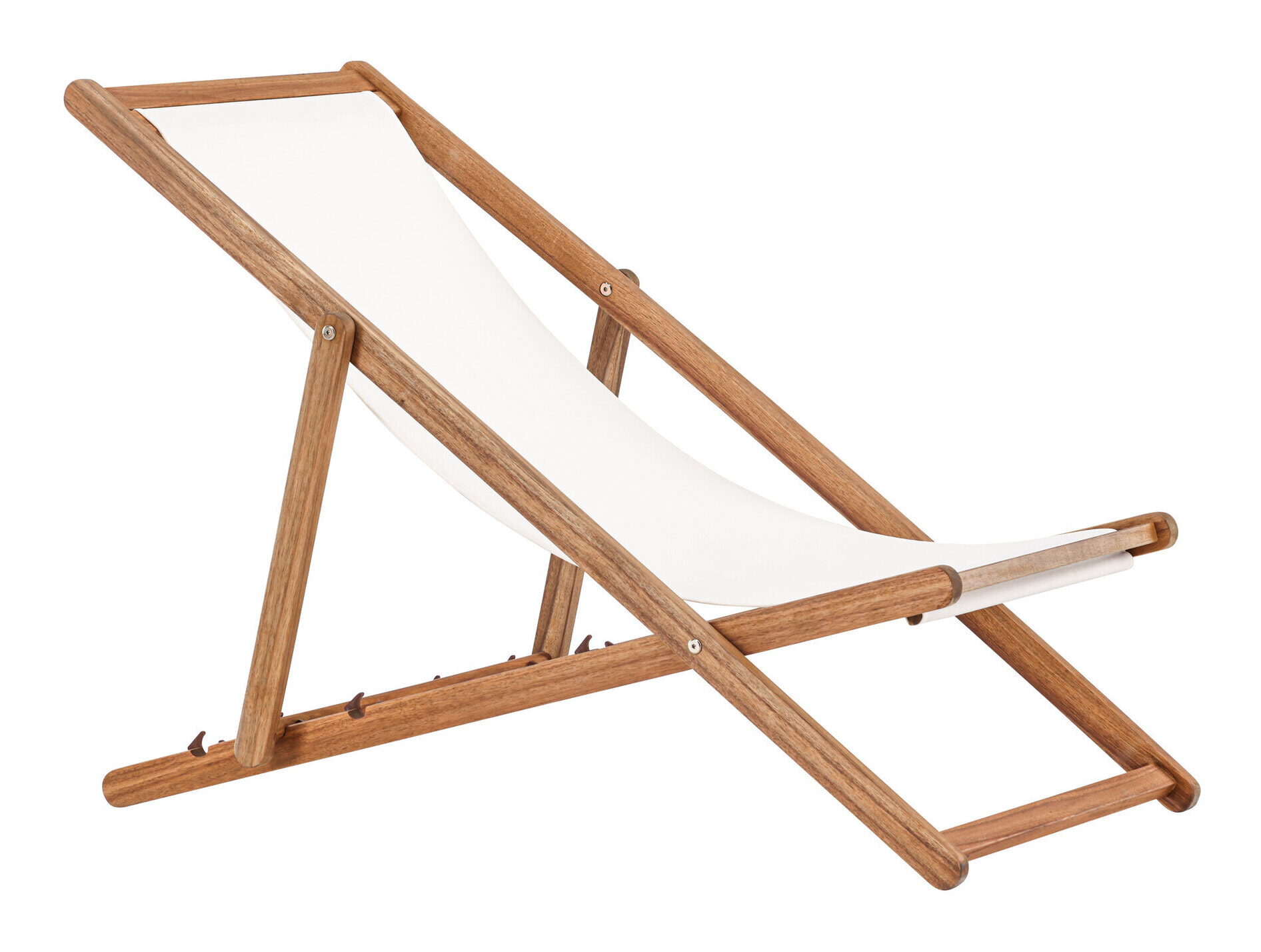 Nohr Loungestoel 'Trevis' Acaciahout, kleur Beige