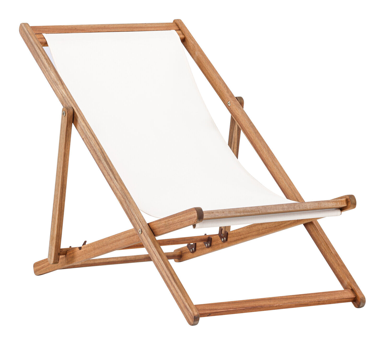 Nohr Loungestoel 'Trevis' Acaciahout, kleur Beige