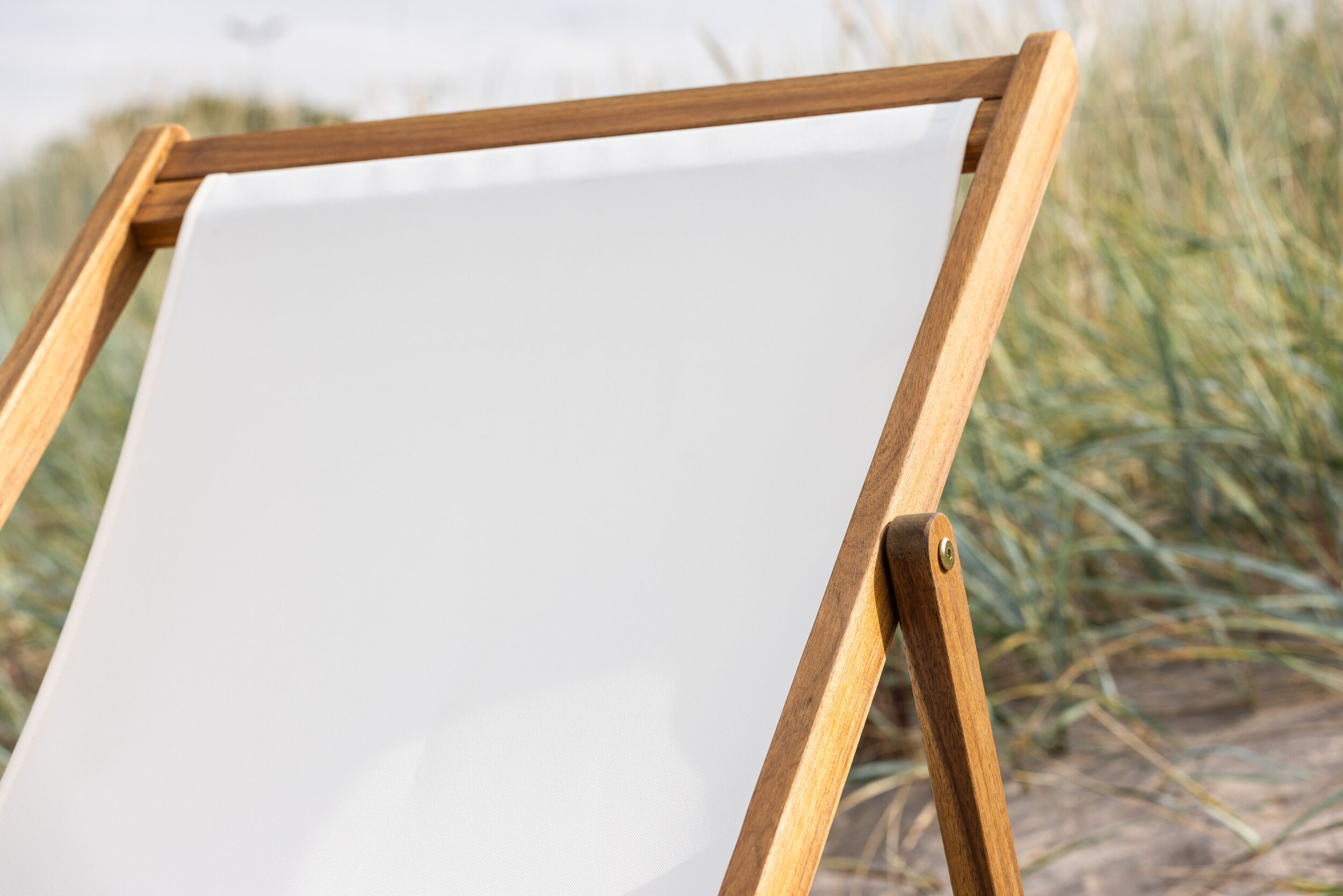 Nohr Loungestoel 'Trevis' Acaciahout, kleur Beige