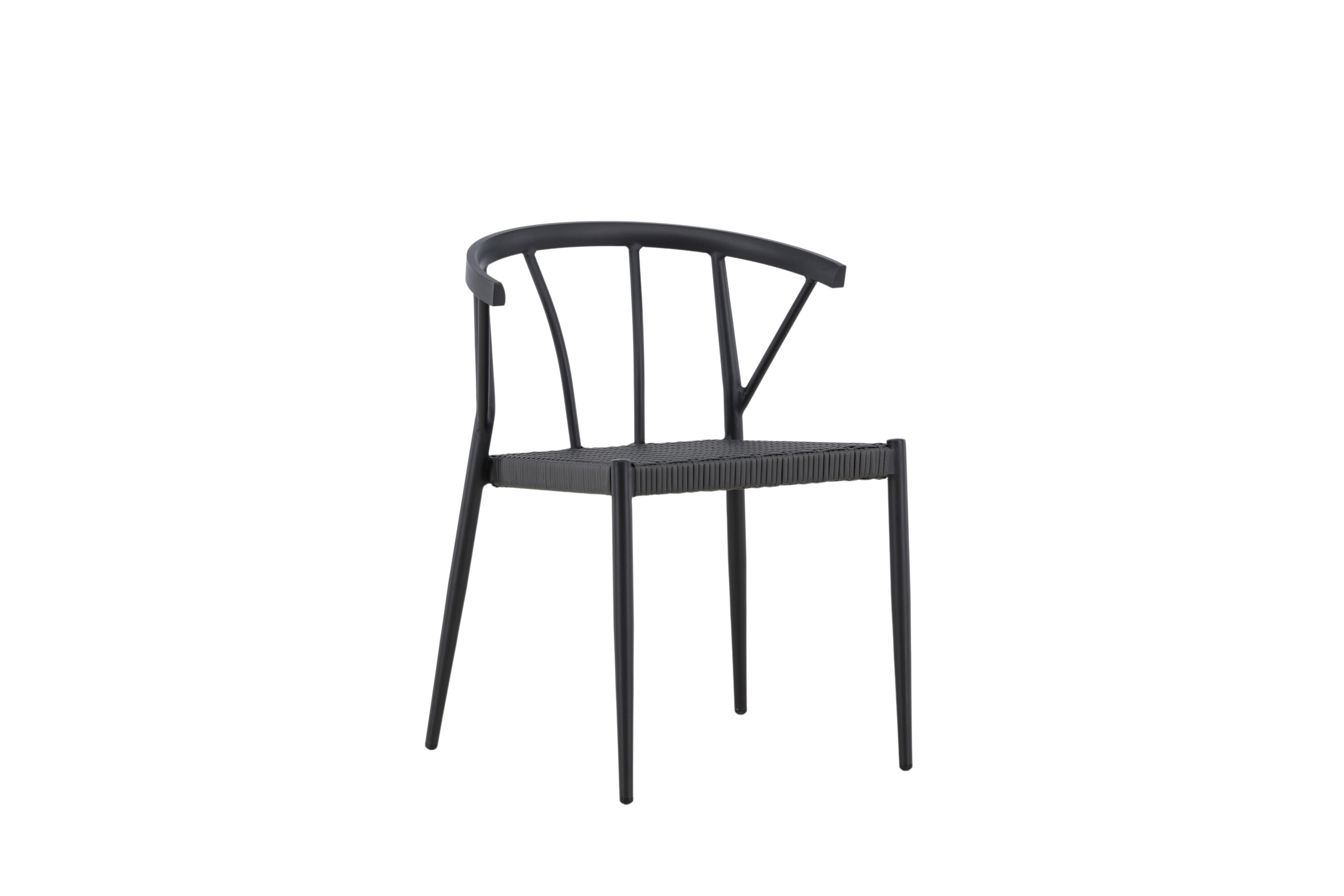 Nohr Tuinstoel 'Charlina' Wicker, kleur Zwart