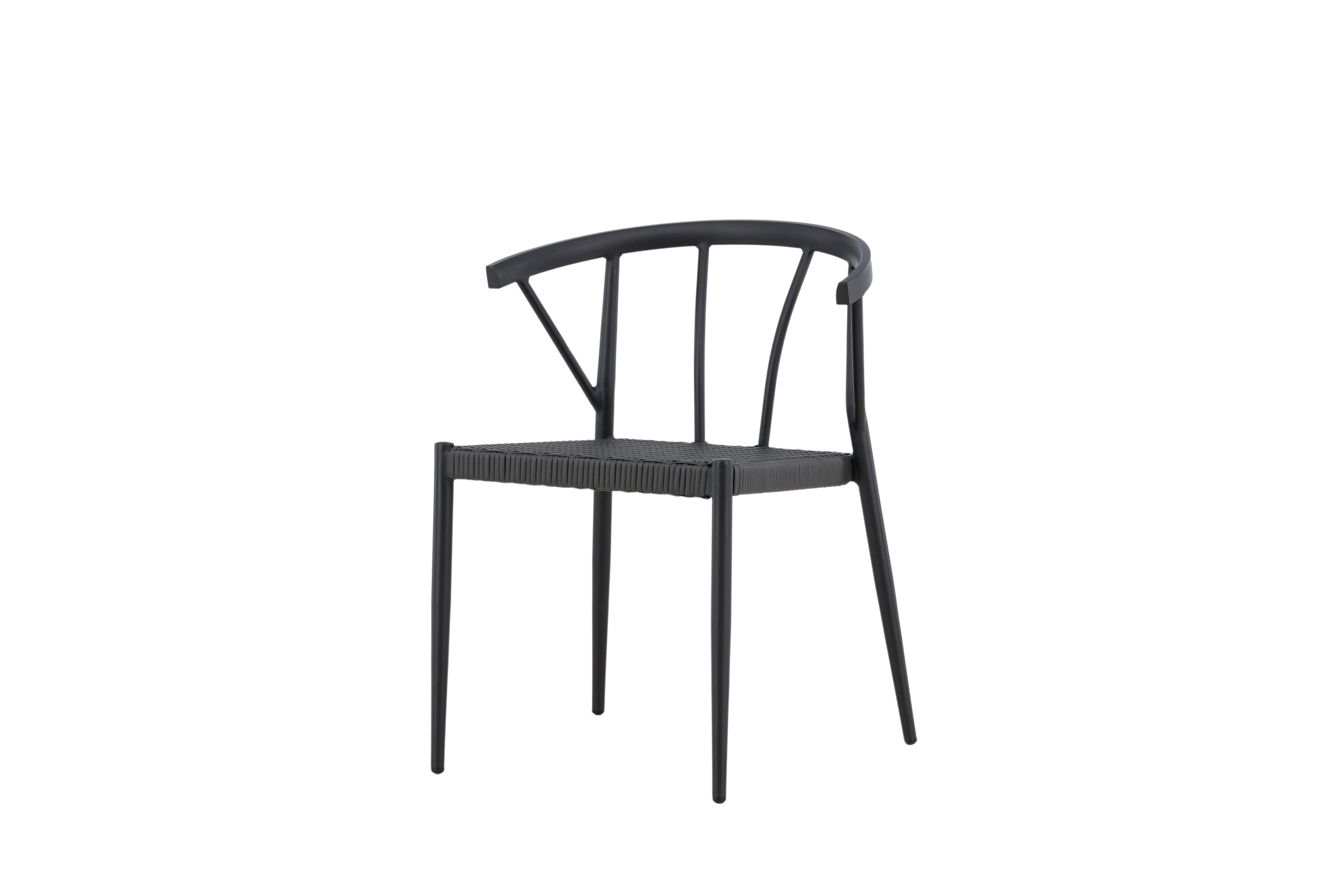 Nohr Tuinstoel 'Charlina' Wicker, kleur Zwart