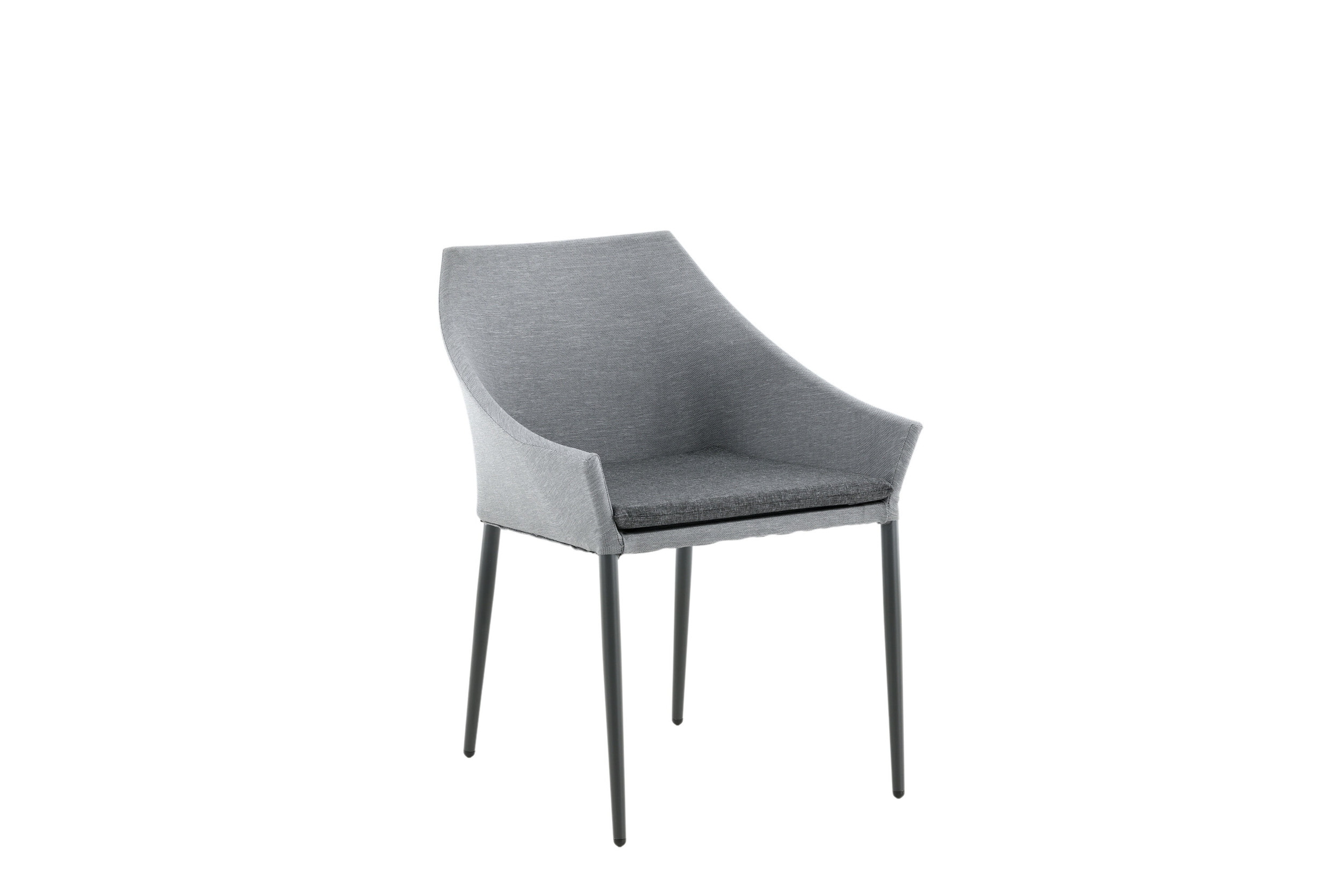 Nohr Tuinstoel 'Felica' kleur Zwart/Grijs