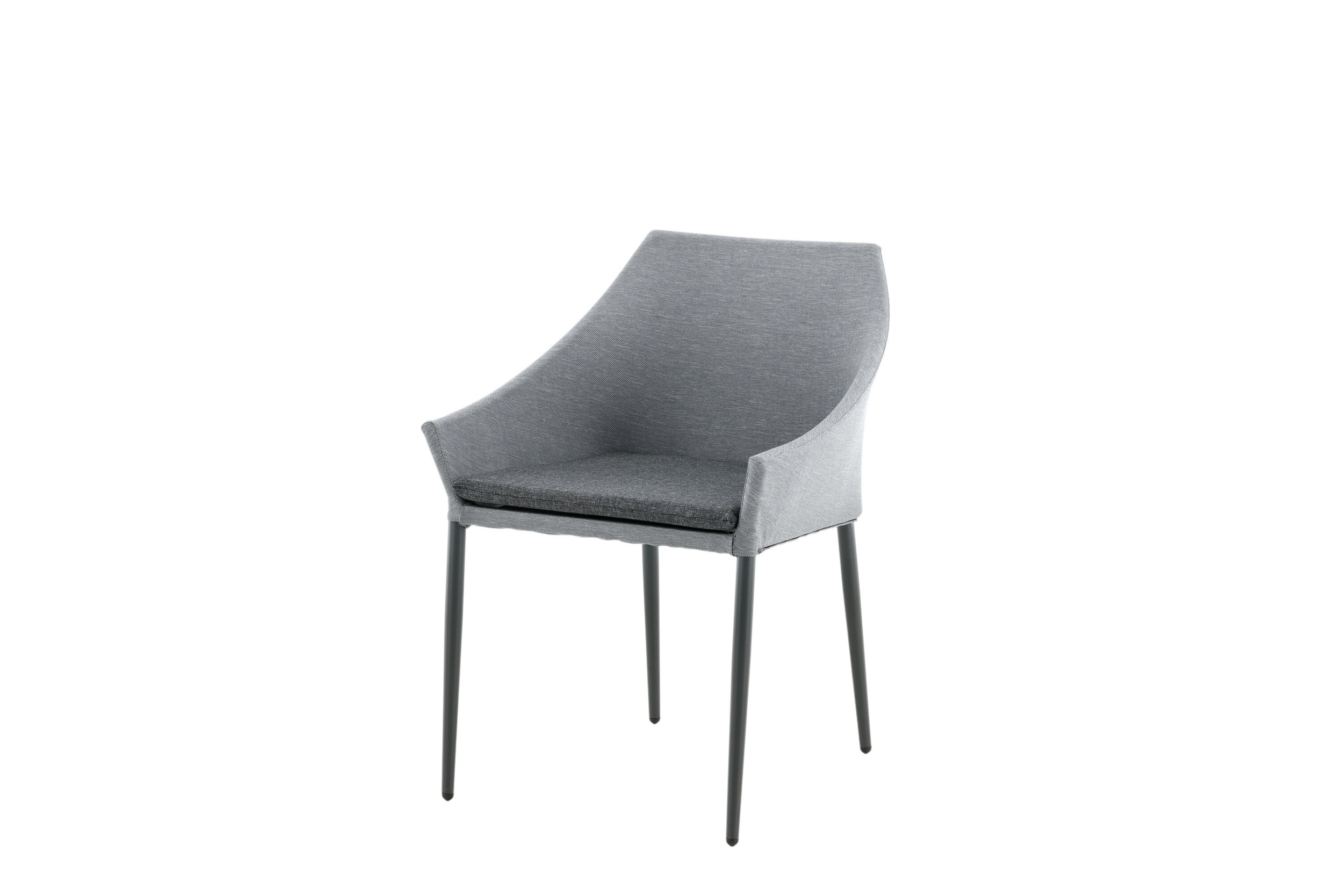 Nohr Tuinstoel 'Felica' kleur Zwart/Grijs