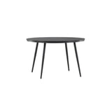 Nohr Ronde Tuintafel 'Erikka' 120cm, kleur Zwart