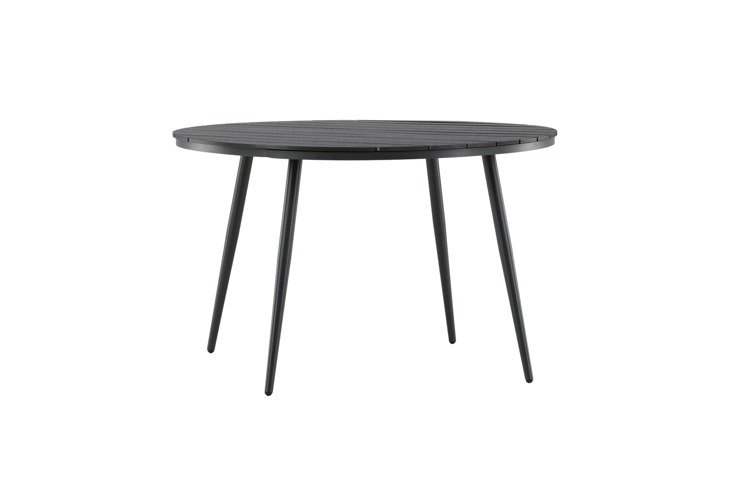 Nohr Ronde Tuintafel 'Erikka' Aintwood, kleur Zwart