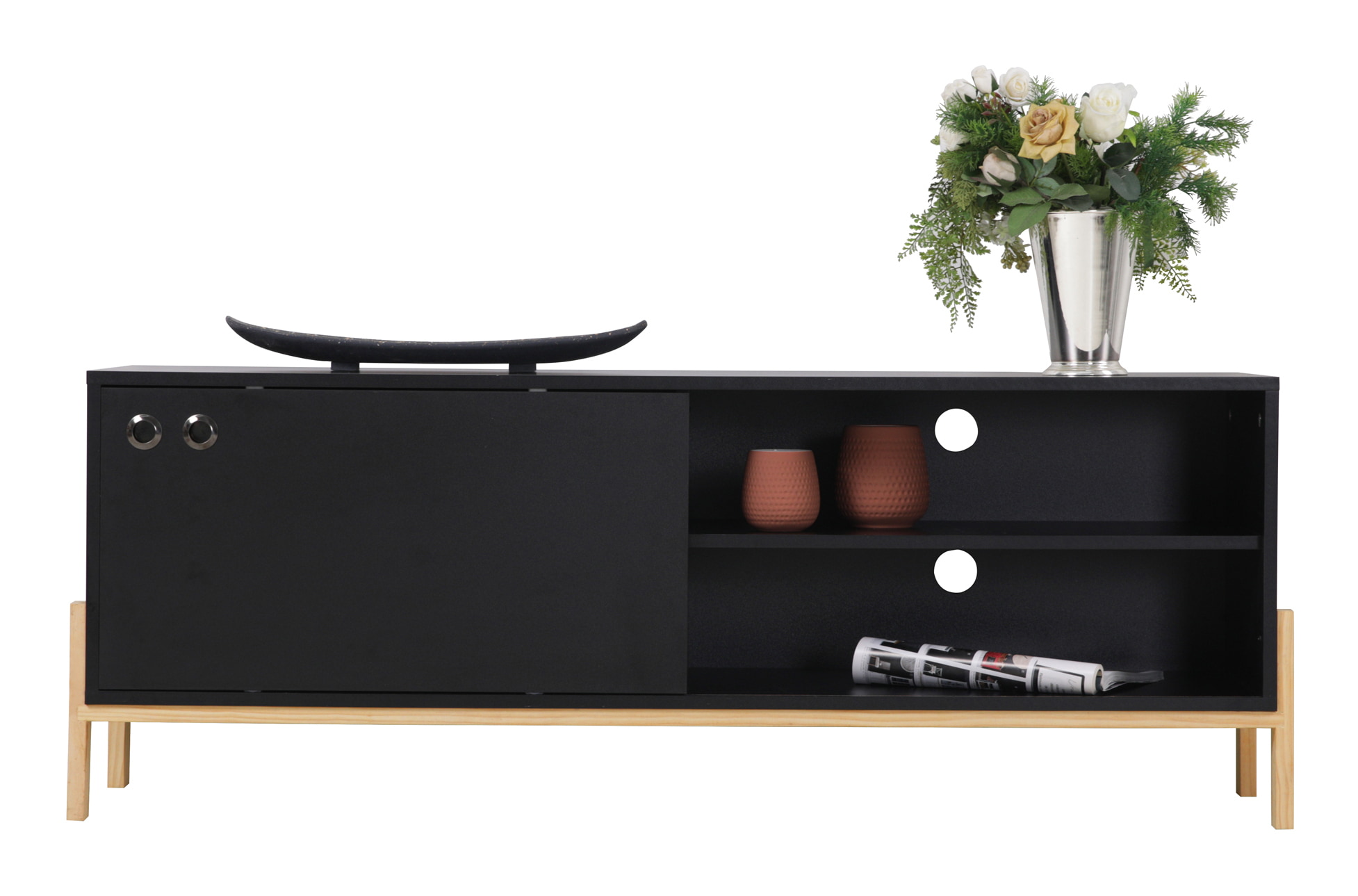 Artistiq TV-meubel 'Franca' 140cm, kleur Zwart