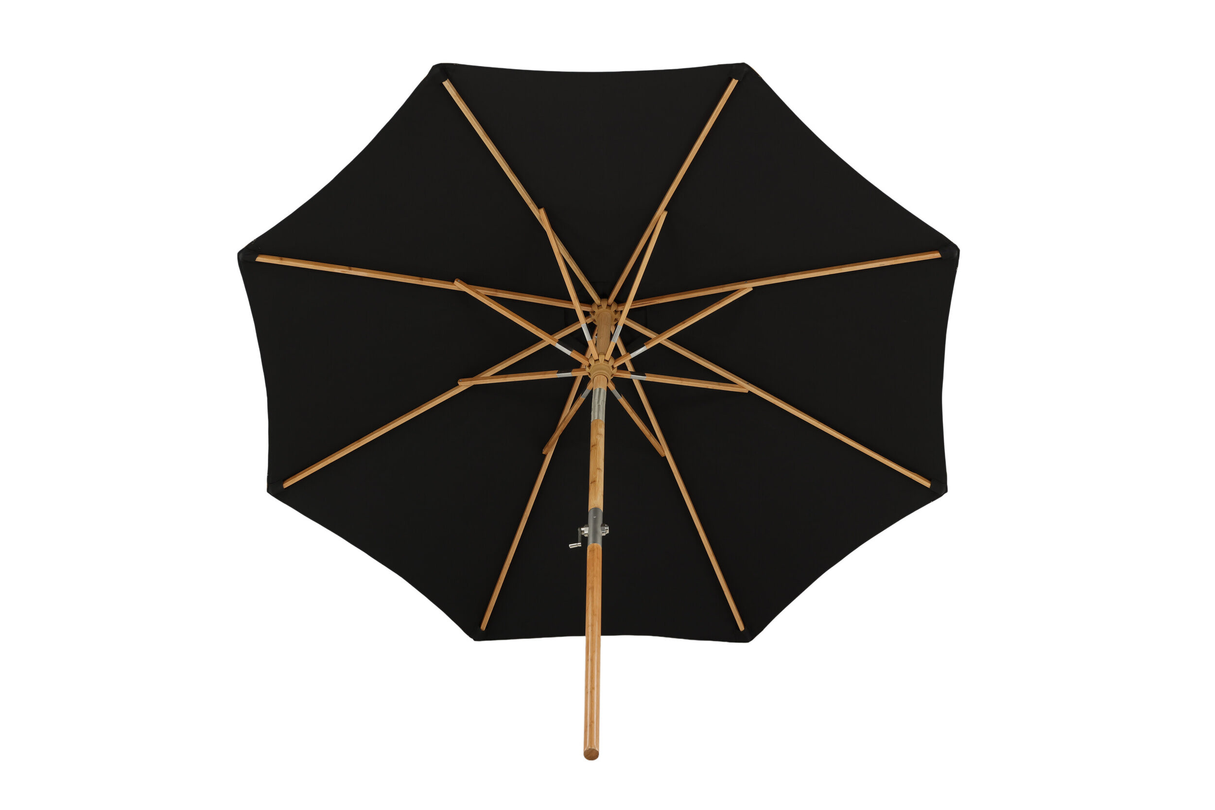 Nohr Parasol 'Genese' 270cm, kleur Zwart