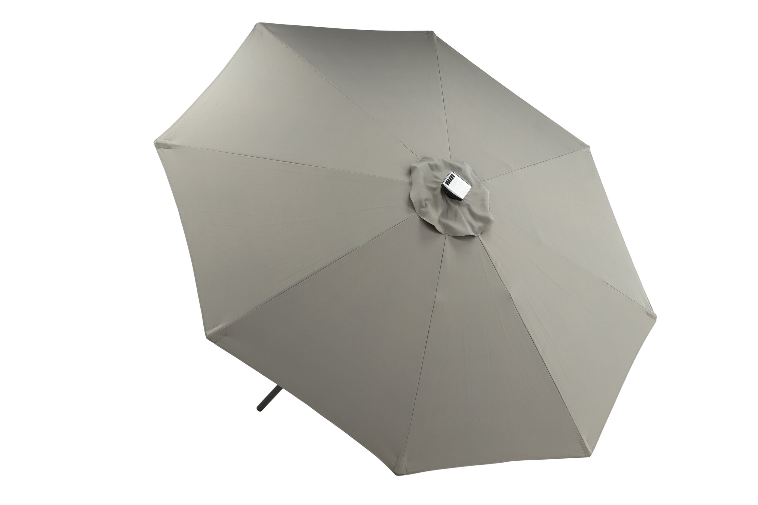 Nohr Parasol 'Bryttany' LED, 270cm, kleur Grijs