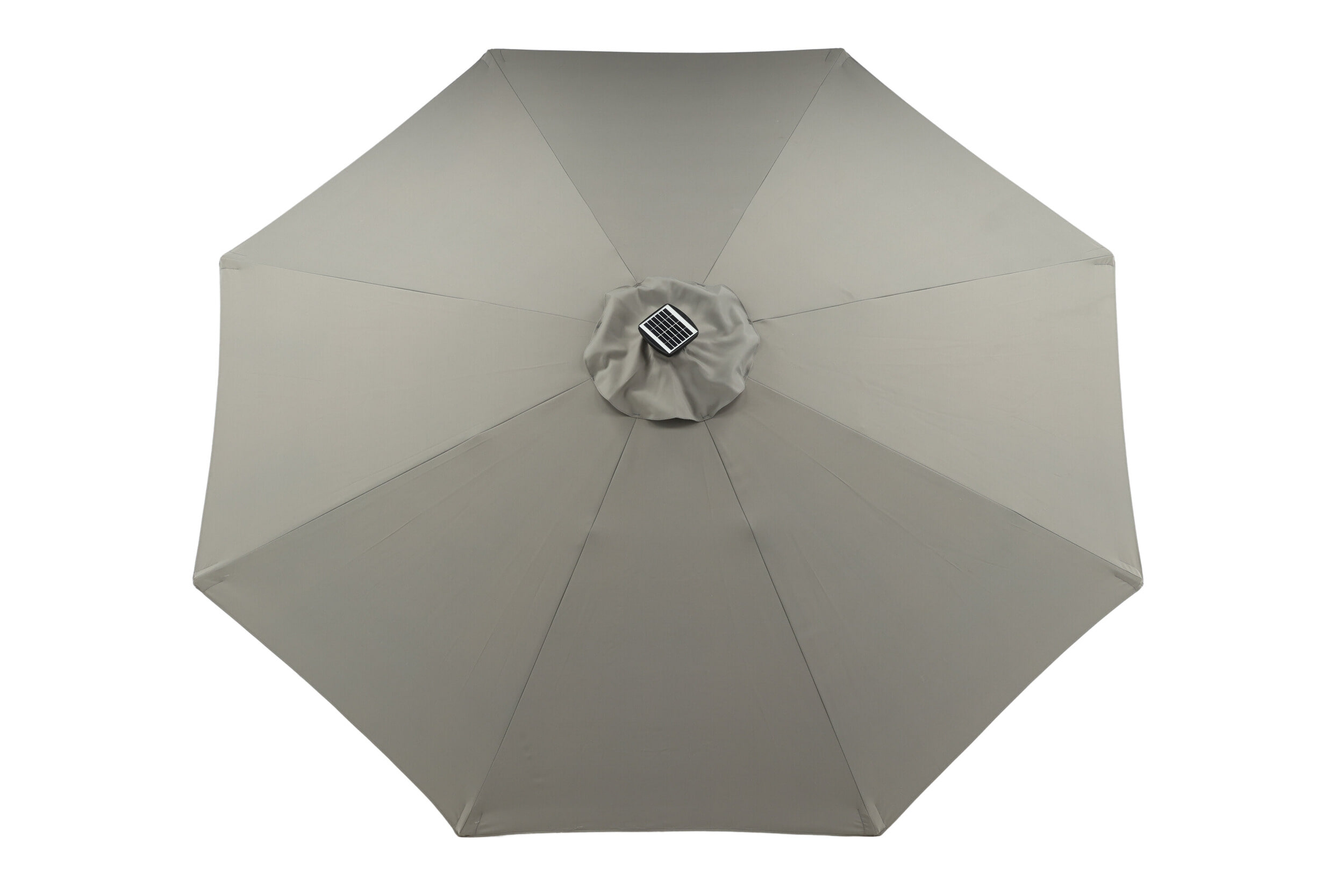 Nohr Parasol 'Bryttany' LED, 270cm, kleur Grijs