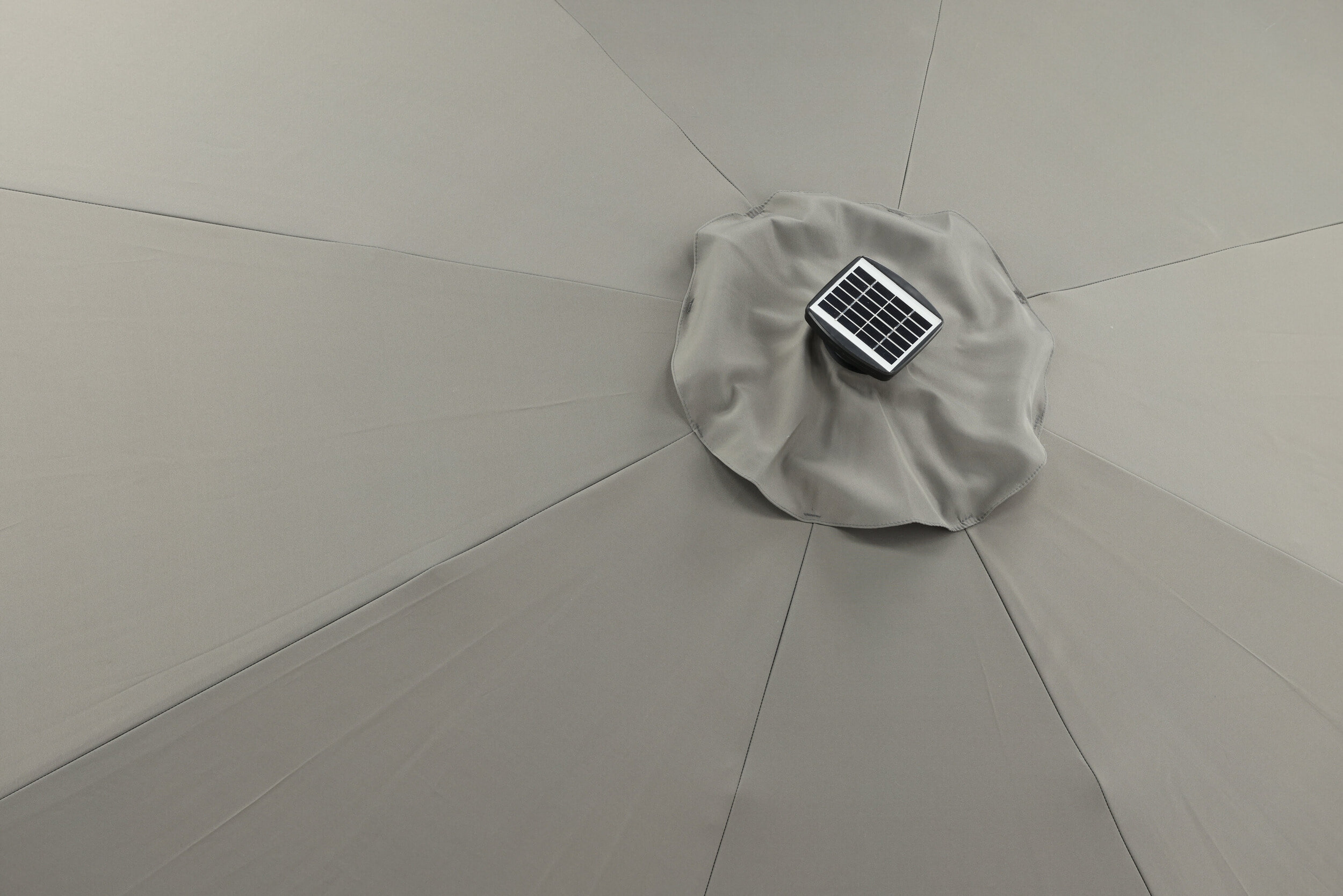 Nohr Parasol 'Bryttany' LED, 270cm, kleur Grijs