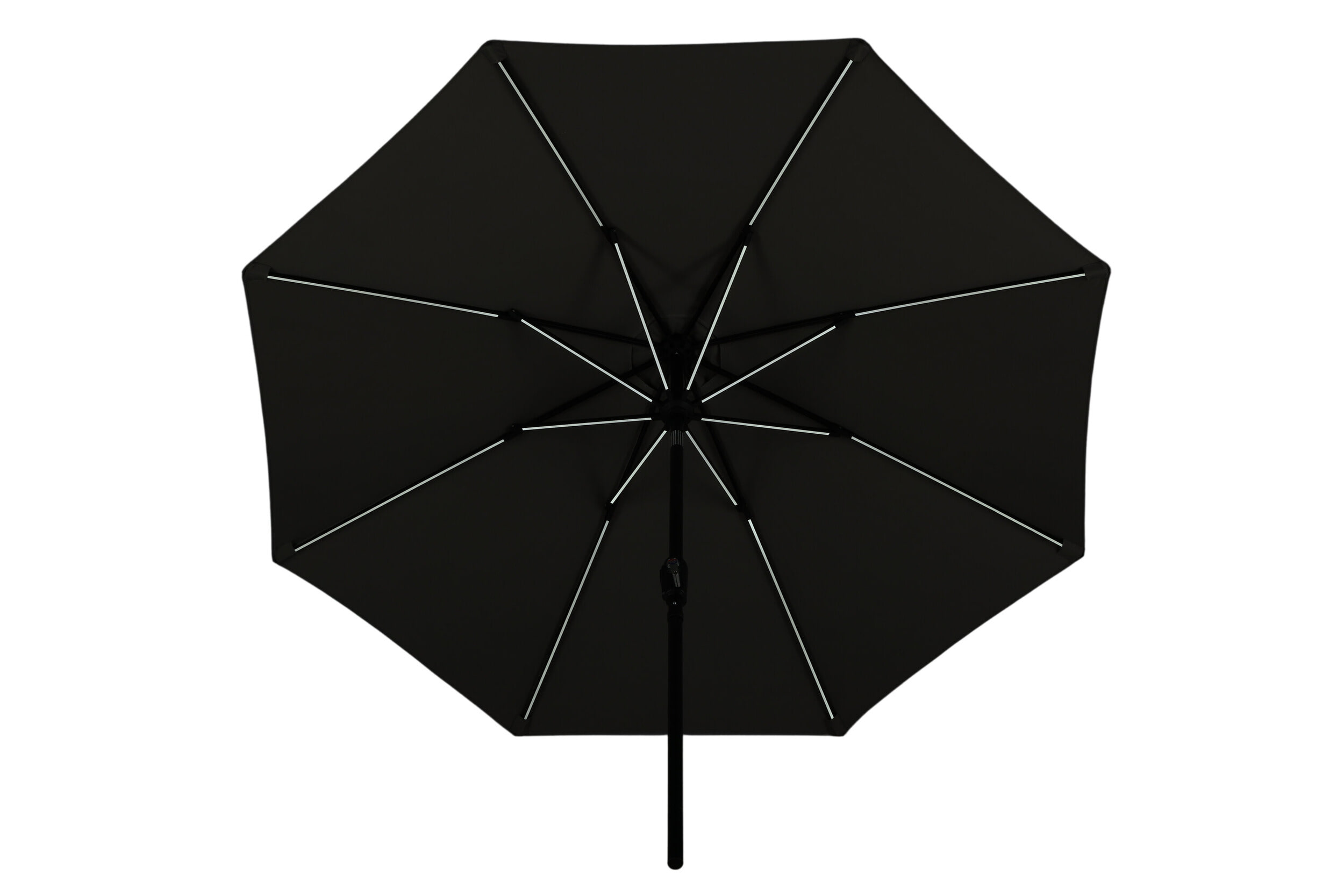 Nohr Parasol 'Bryttany' LED, 270cm, kleur Grijs