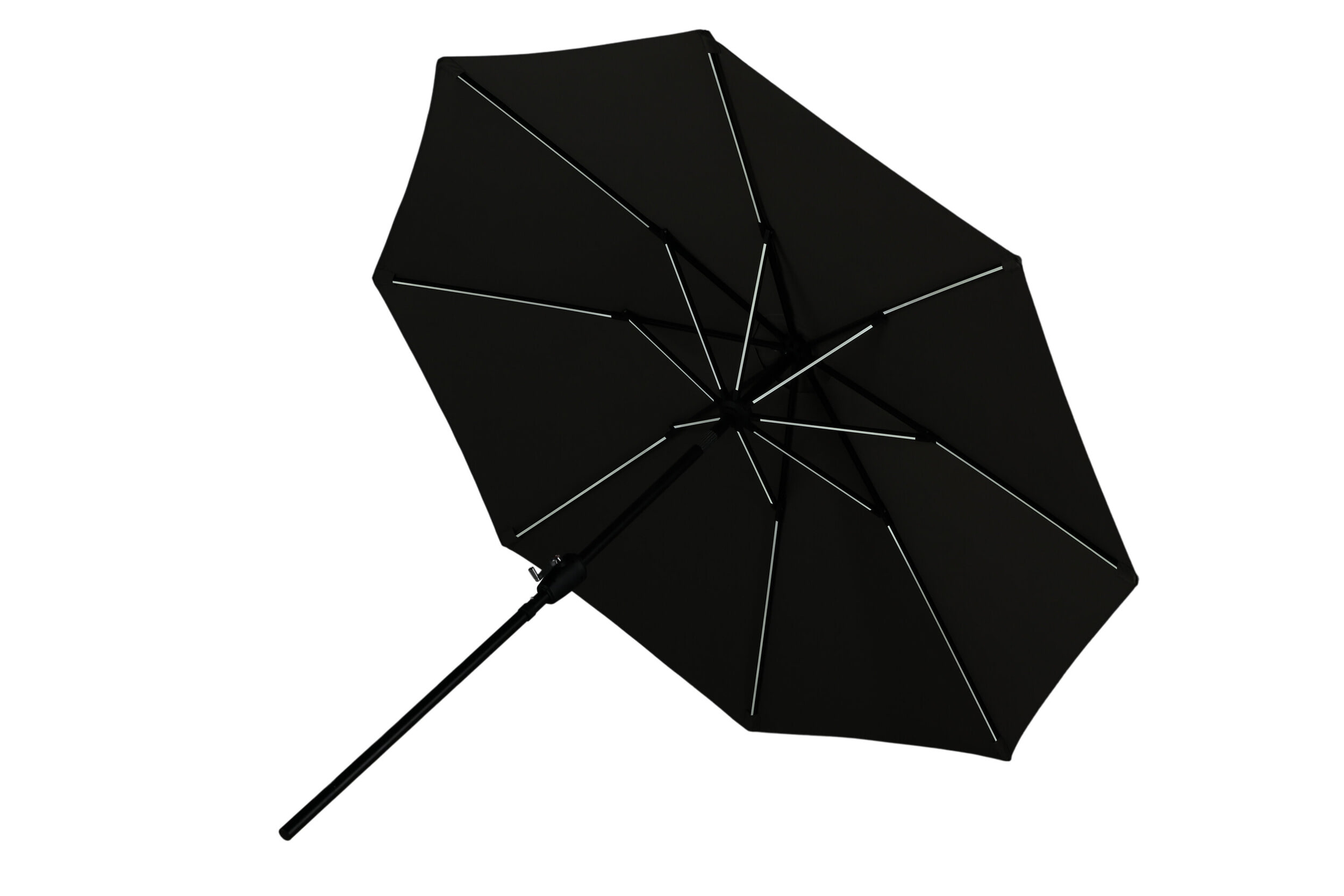 Nohr Parasol 'Bryttany' LED, 270cm, kleur Grijs