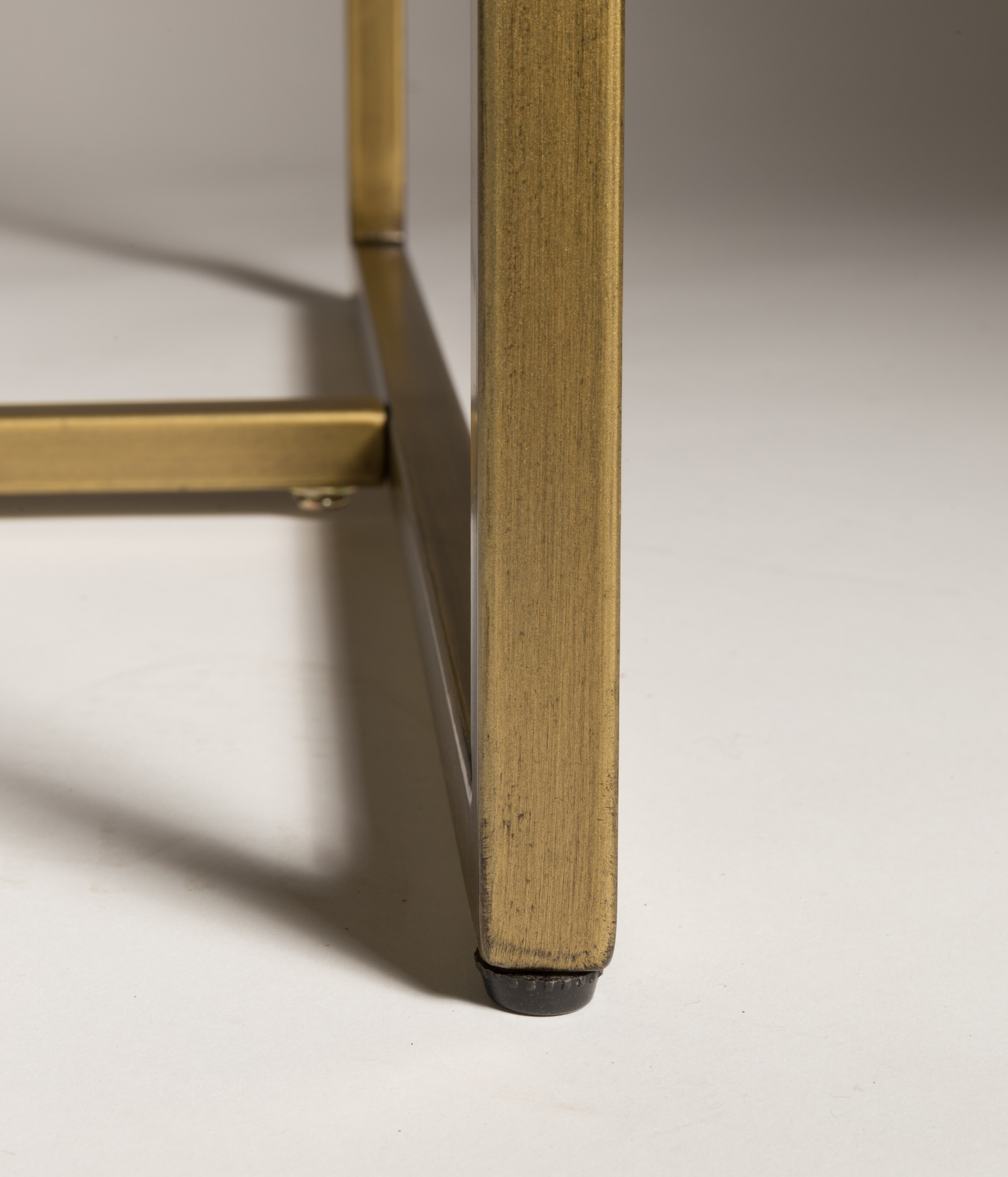 Dutchbone Eettafel 'Class' Antique Brass, 180 x 90cm