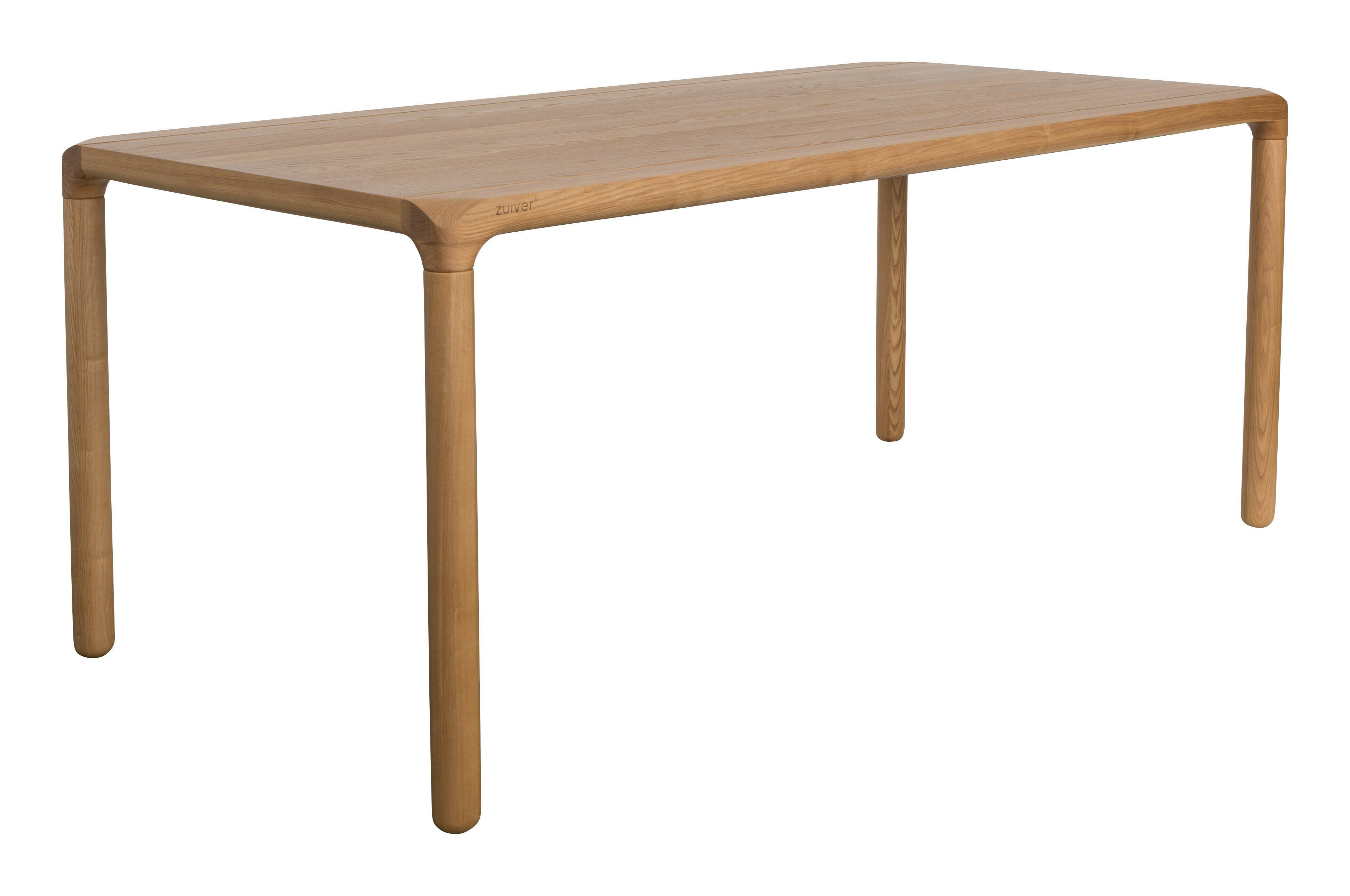 Zuiver Eettafel 'Storm' Essenhout, kleur Naturel