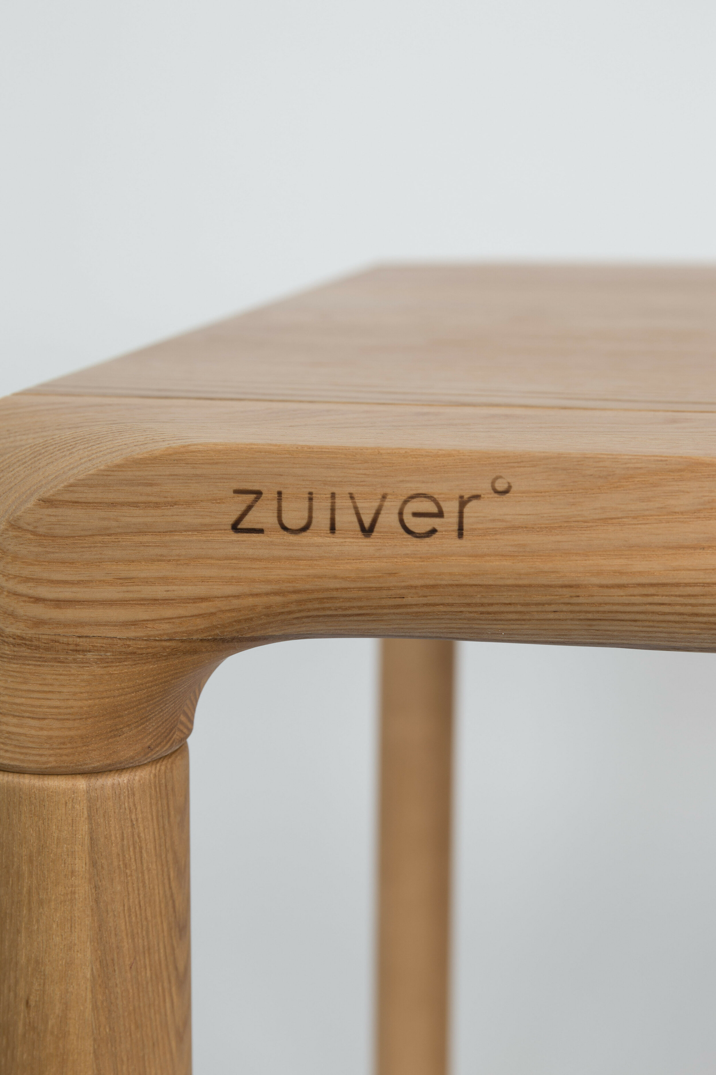 Zuiver Eettafel 'Storm' Essenhout, 220 x 90cm, kleur Naturel