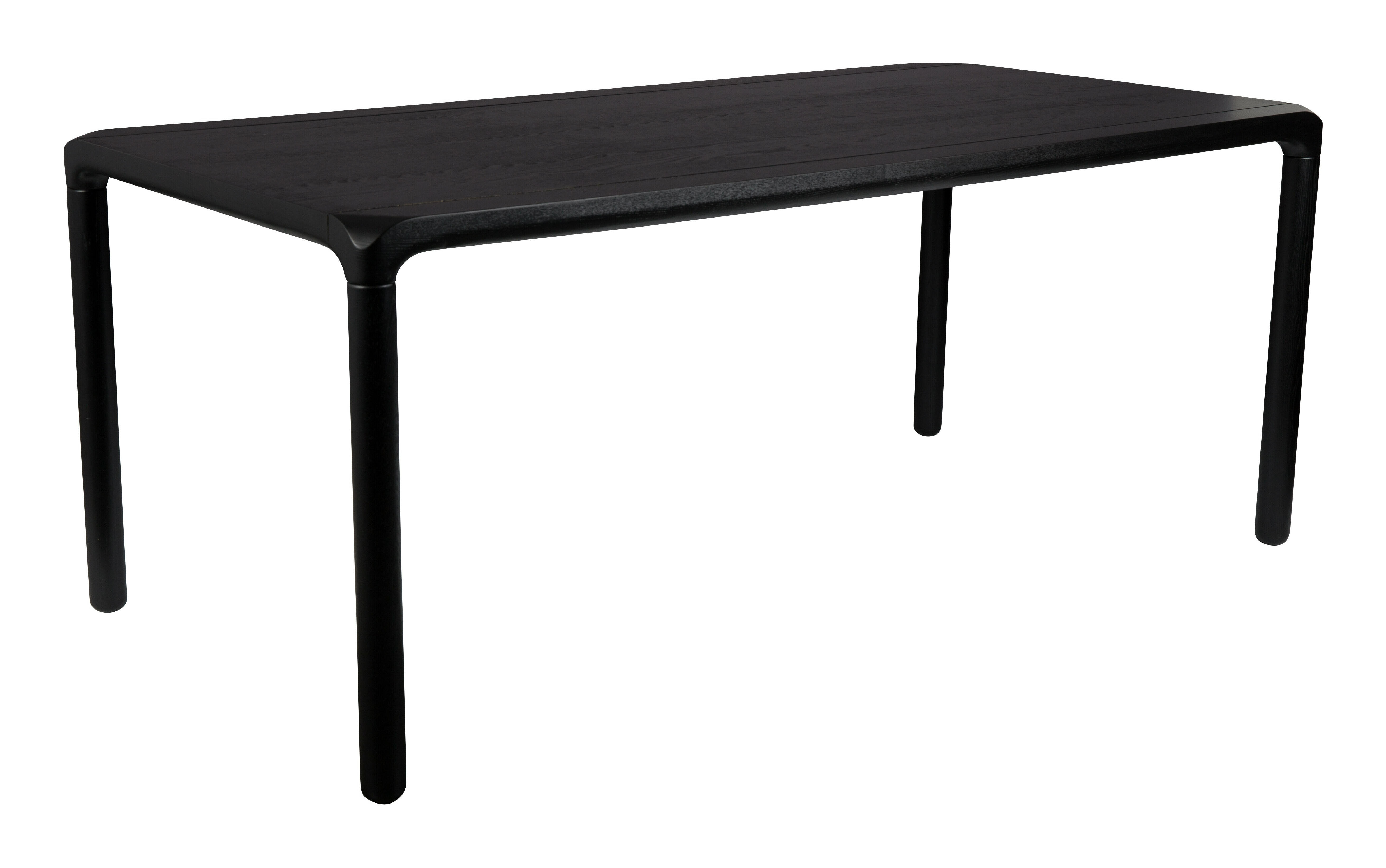 Zuiver Eettafel 'Storm' Essenhout, 180 x 90cm, kleur Zwart