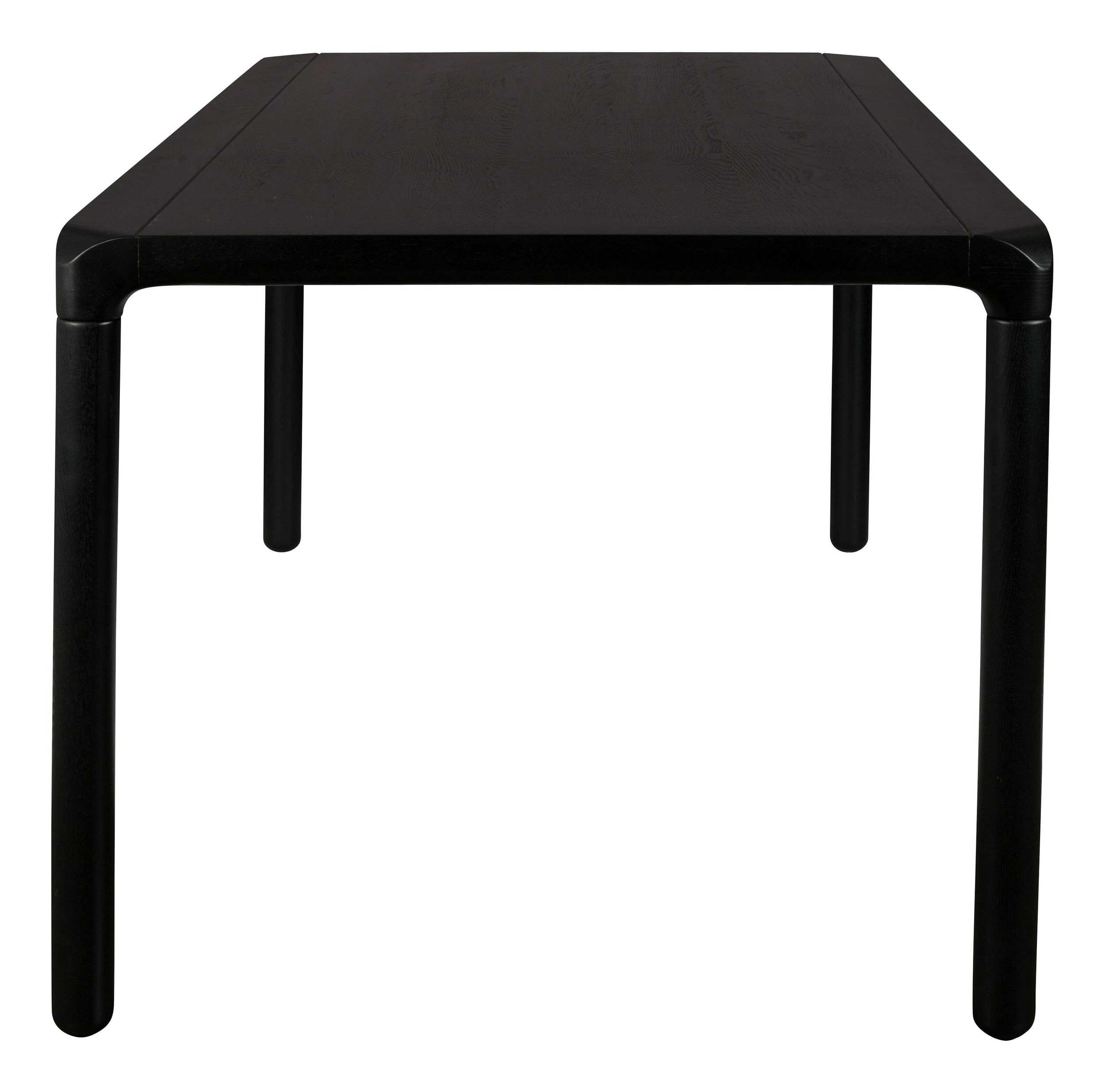 Zuiver Eettafel 'Storm' Essenhout, 180 x 90cm, kleur Zwart