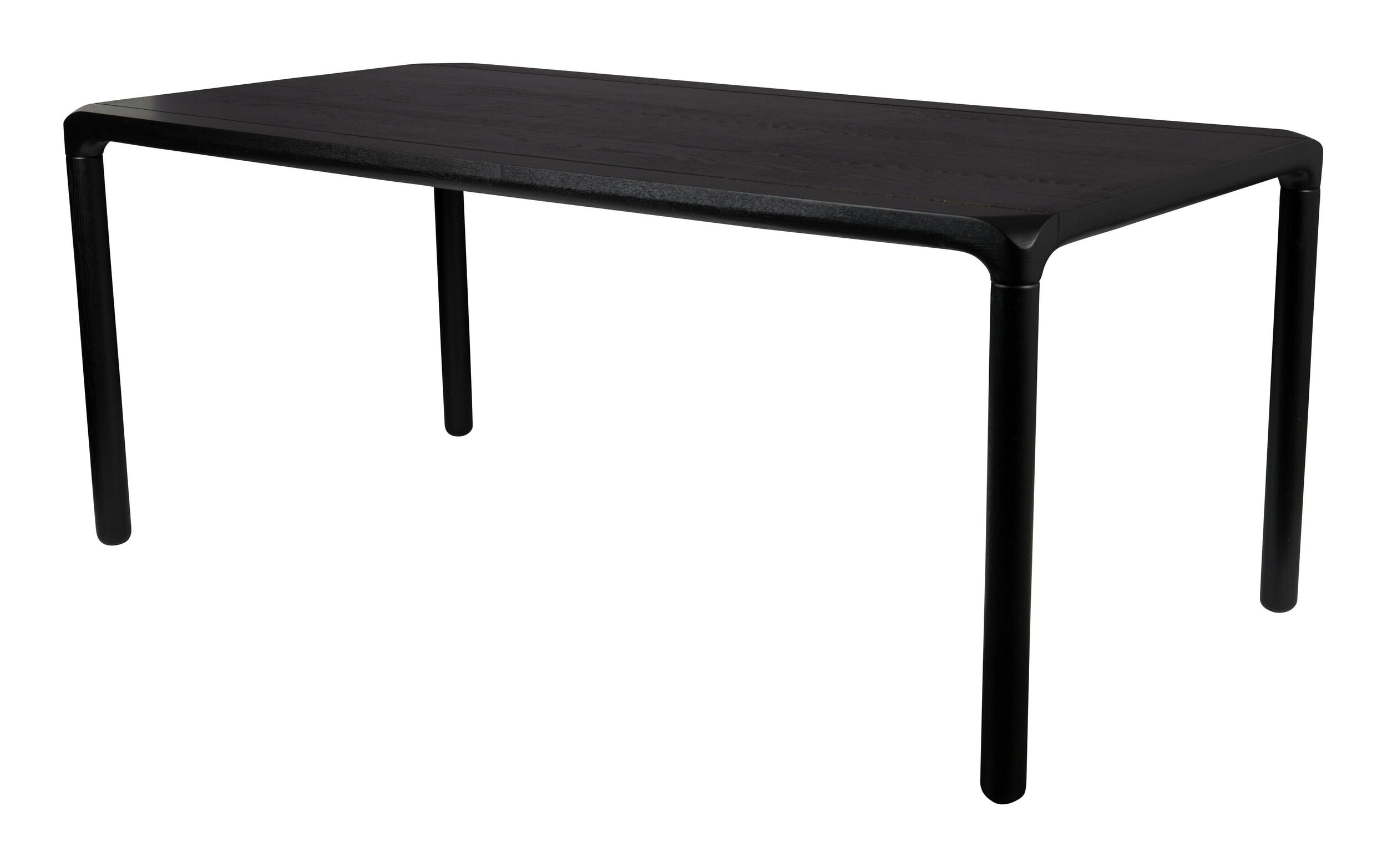 Zuiver Eettafel 'Storm' Essenhout, kleur Zwart