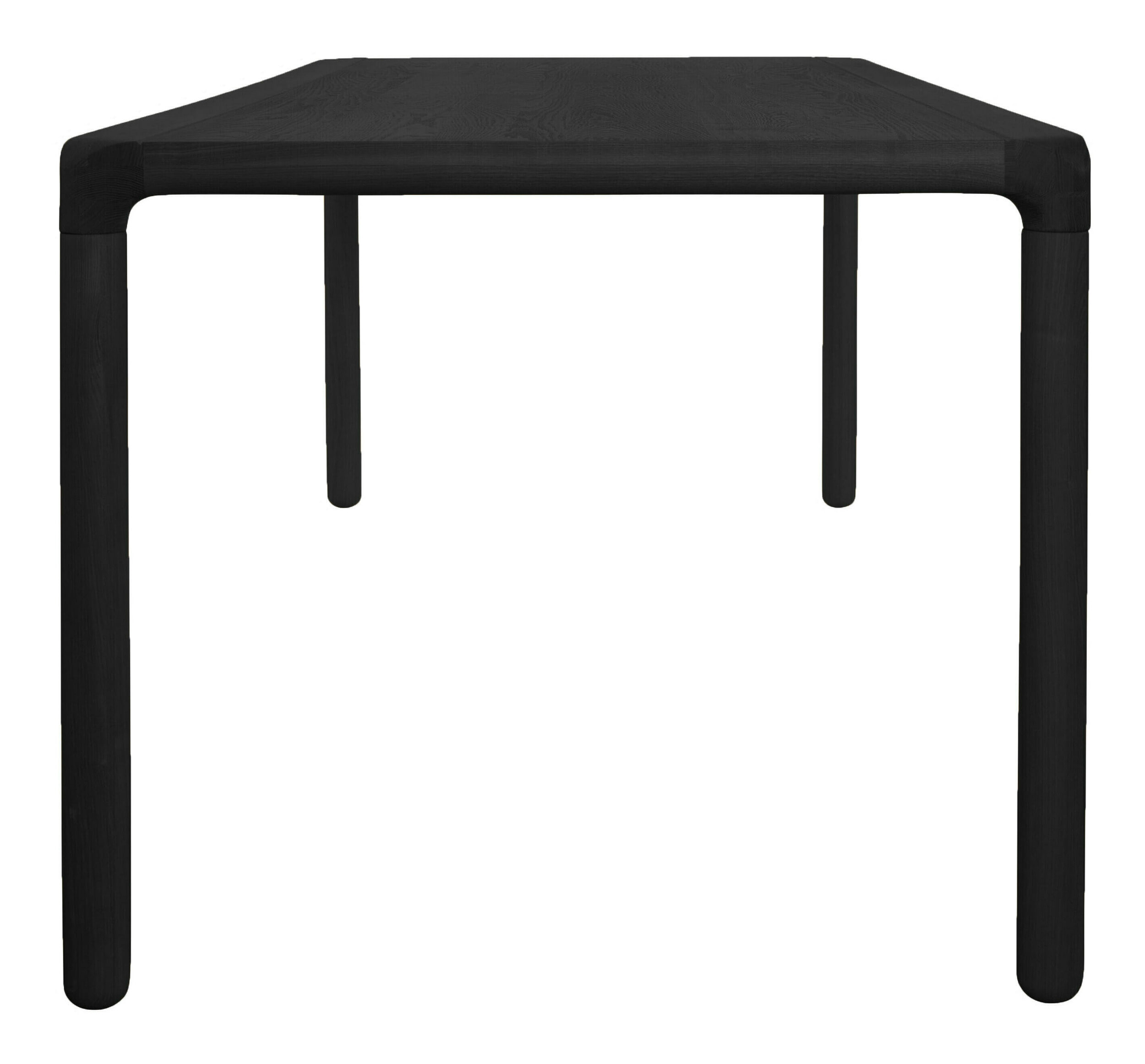 Zuiver Eettafel 'Storm' Essenhout, 220 x 90cm, kleur Zwart
