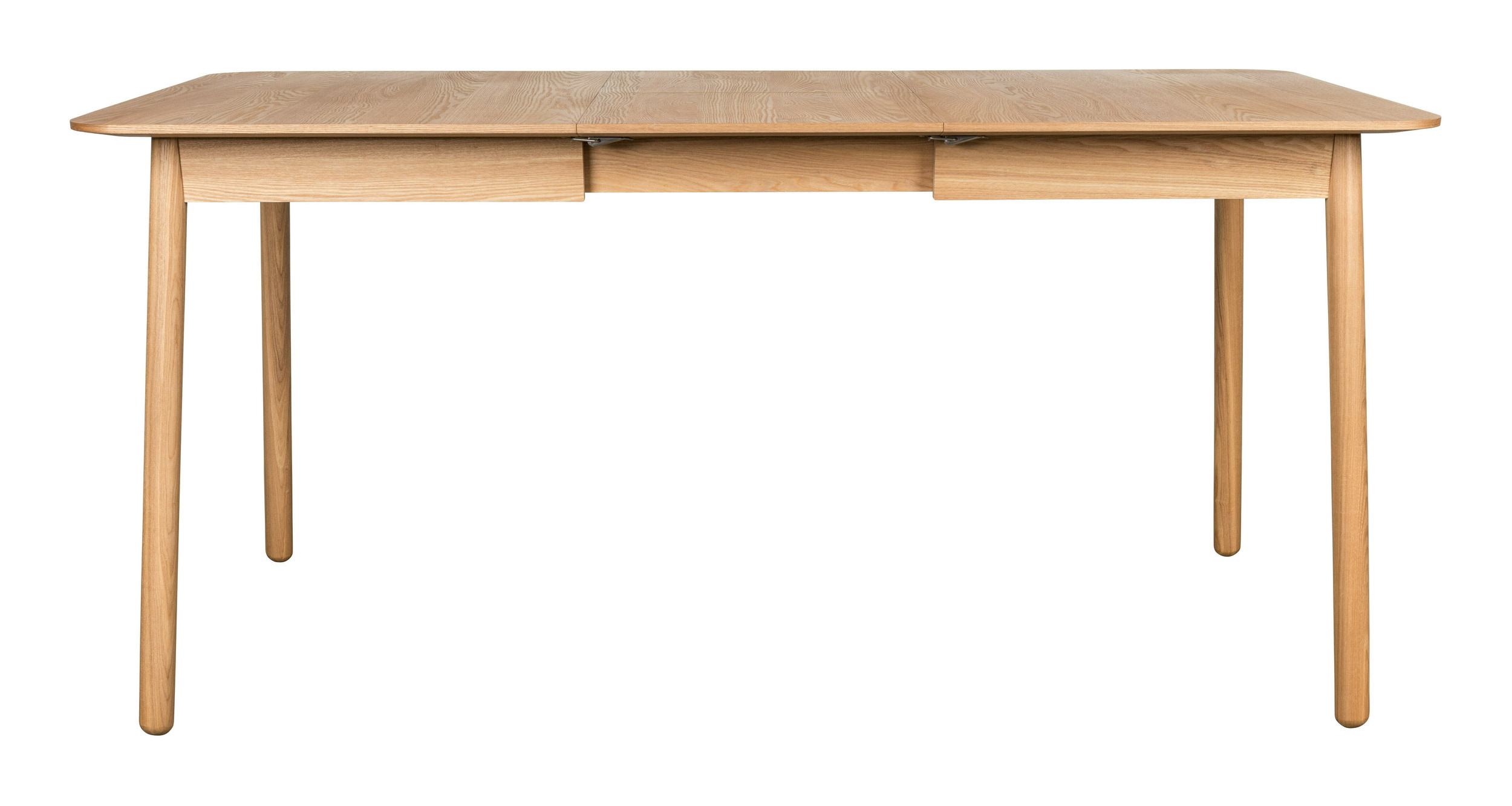 Zuiver Uitschuifbare Eettafel 'Glimps' Essenhout, kleur Naturel