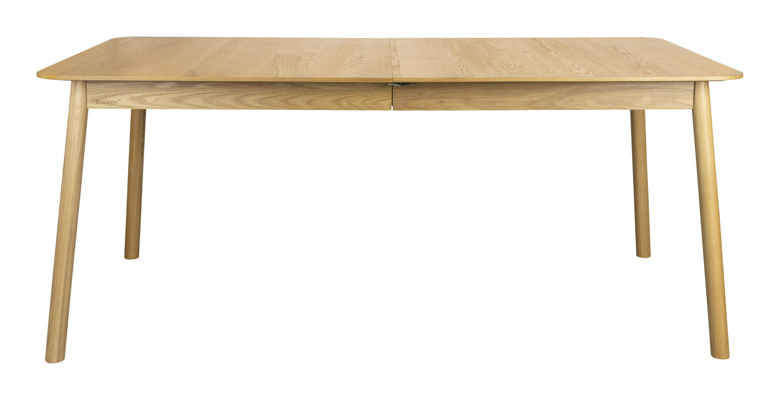 Zuiver Uitschuifbare Eettafel 'Glimps' Essenhout, 180-240 x 90cm, kleur Naturel