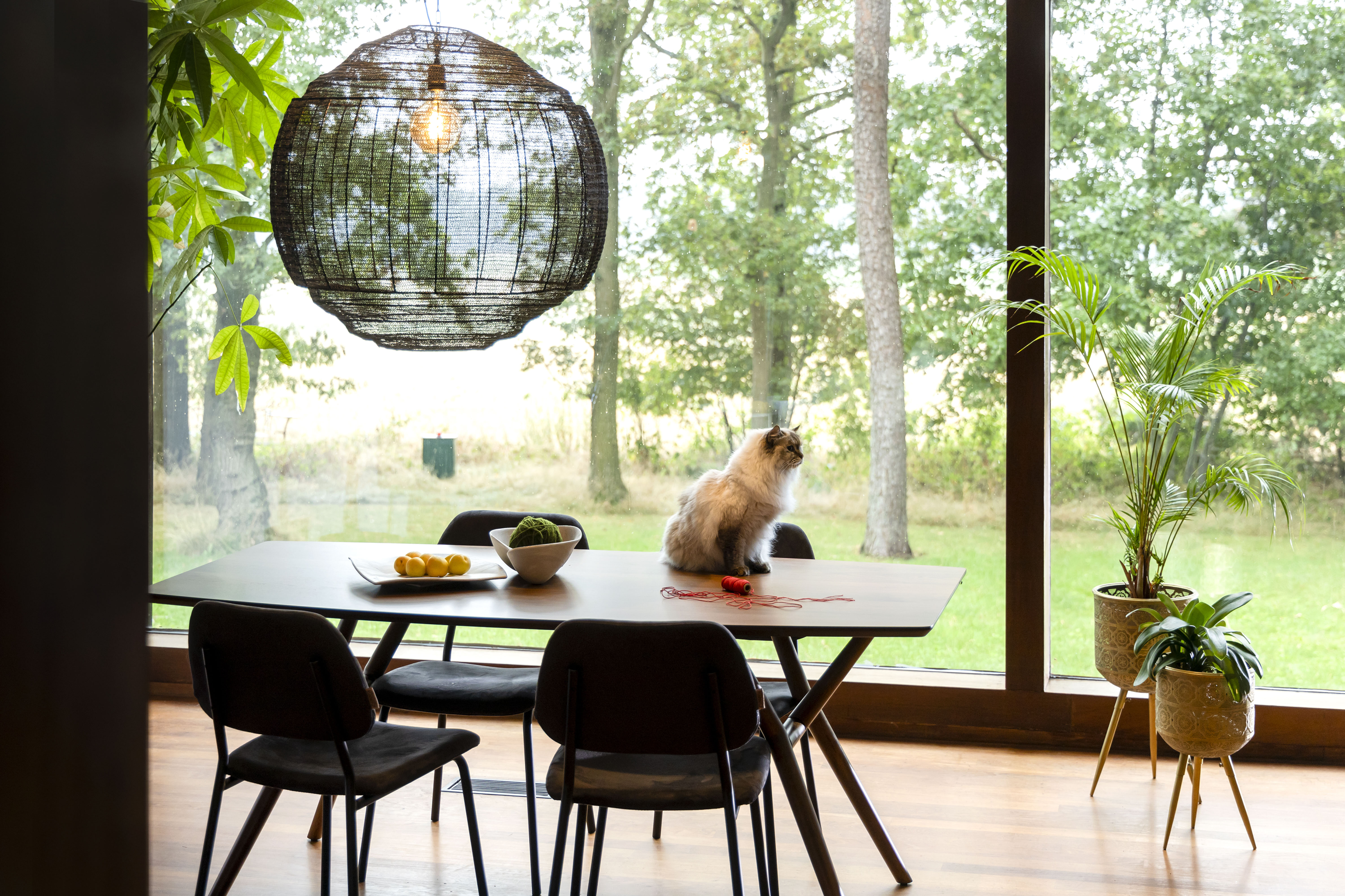 Dutchbone Eettafel 'Malaya' Walnoot, 180 x 90cm