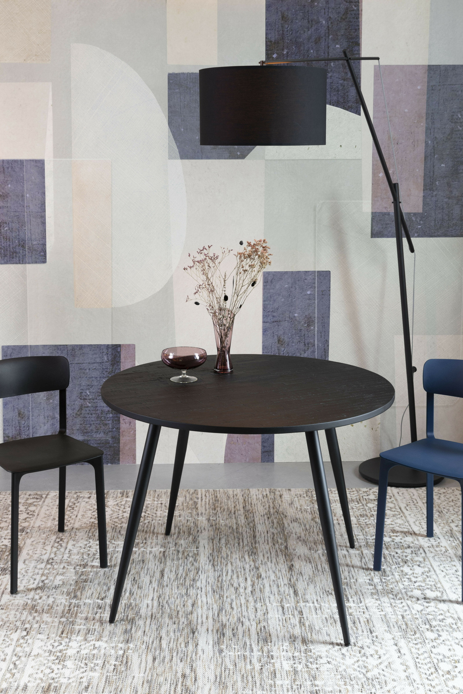 ZILT Ronde Eettafel 'Everton' Teakhout, 110cm