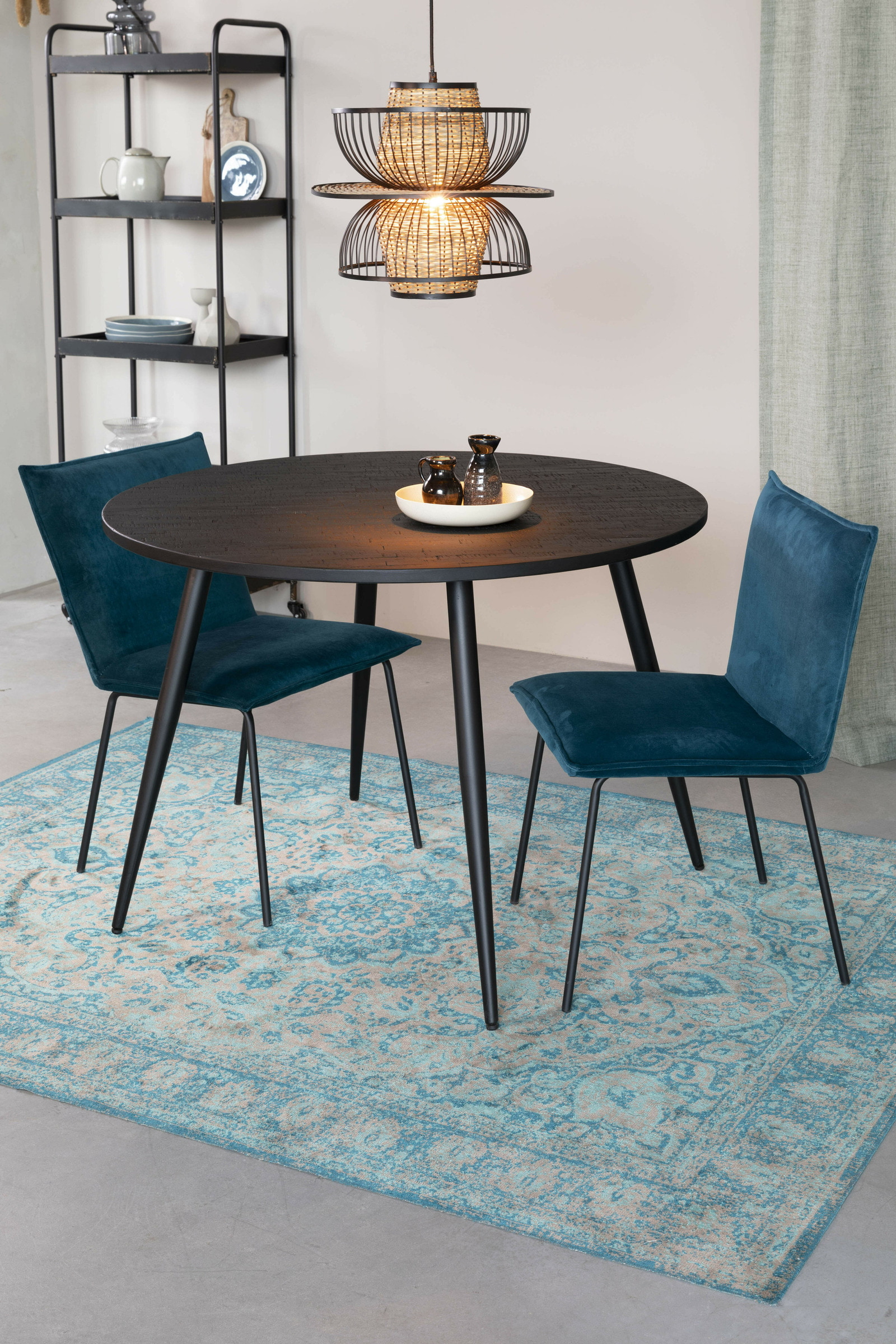 ZILT Ronde Eettafel 'Everton' Teakhout, 110cm