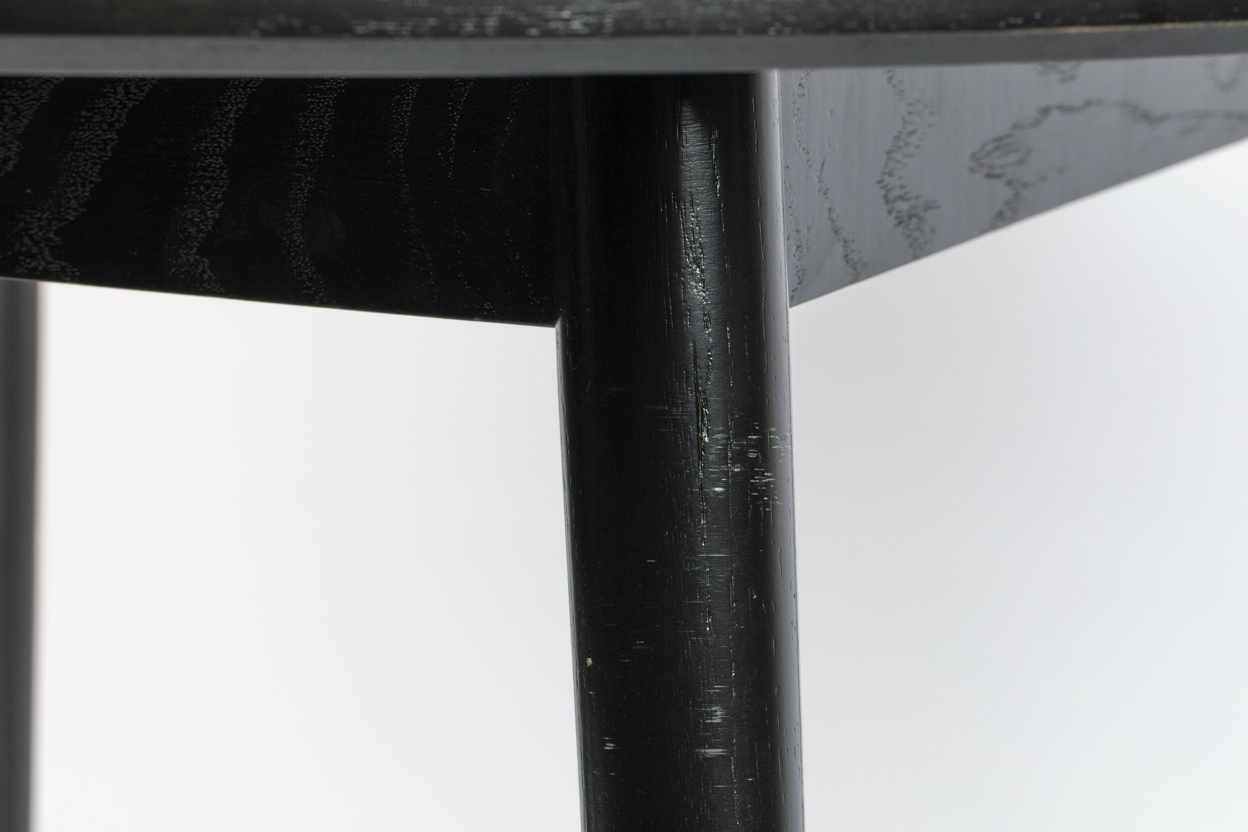 ZILT Ronde Eettafel 'Memo' Eikenhout, 100cm, kleur Zwart