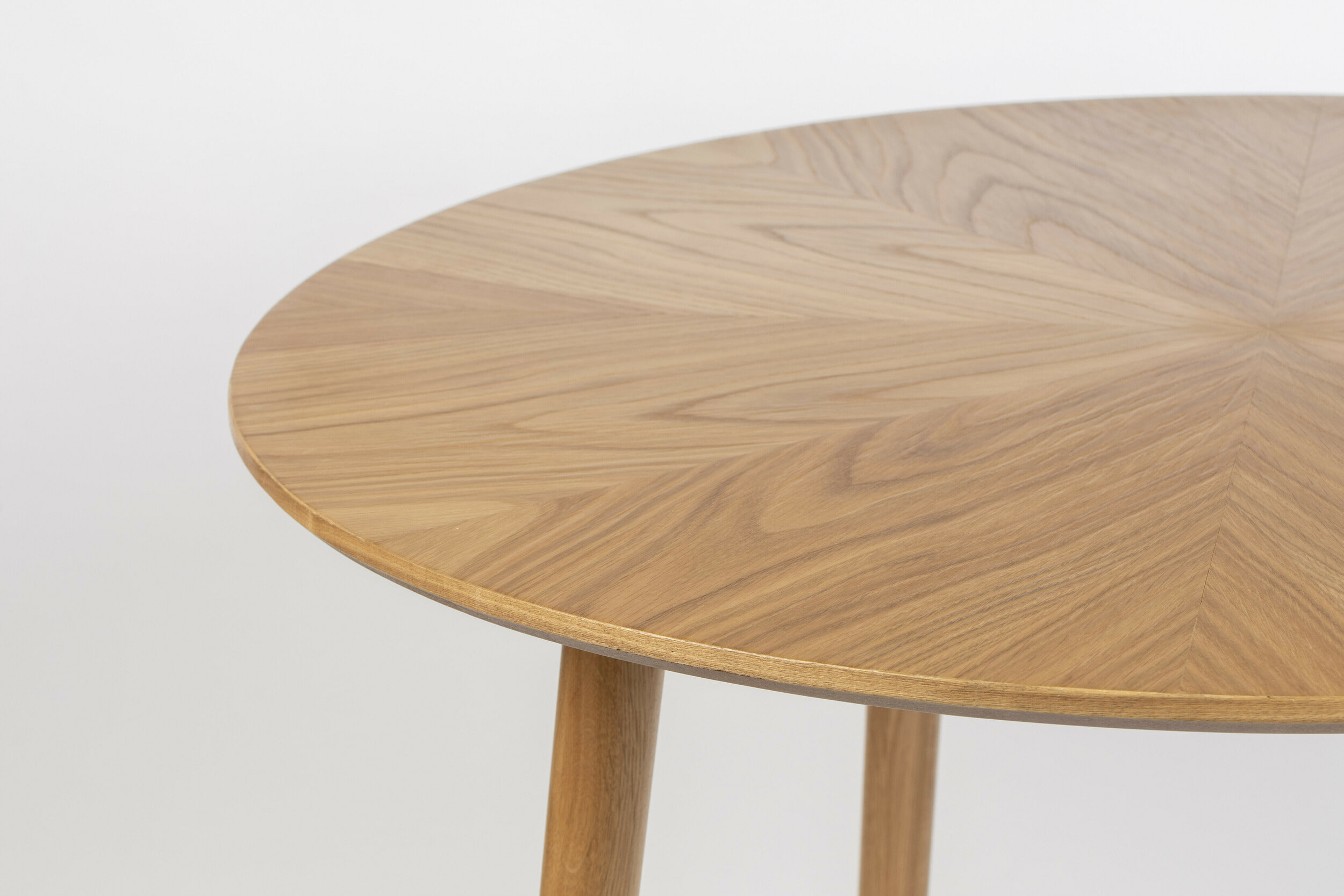 ZILT Ronde Eettafel 'Memo' Eikenhout, 120cm, kleur Naturel